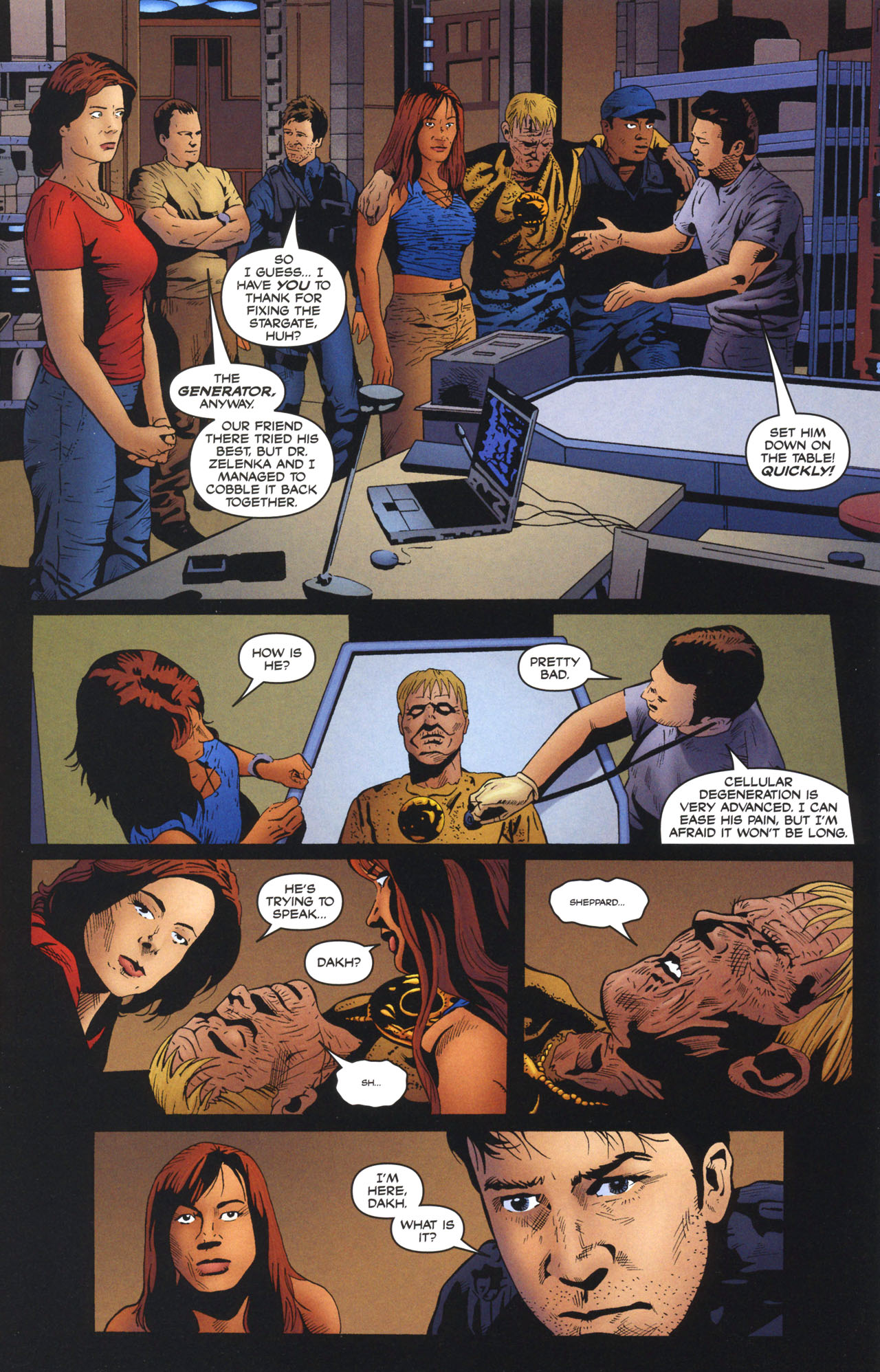 Read online Stargate Atlantis: Wraithfall comic -  Issue #3 - 26