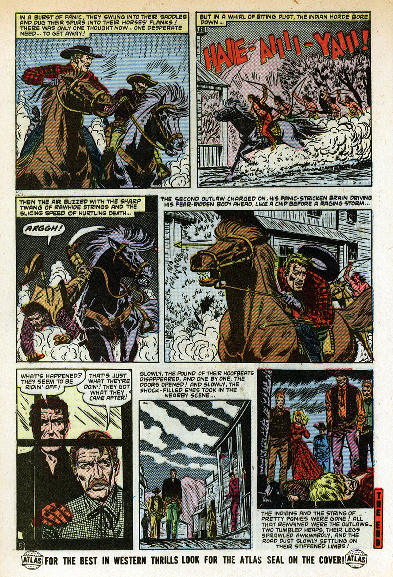 Read online Western Outlaws (1954) comic -  Issue #4 - 24