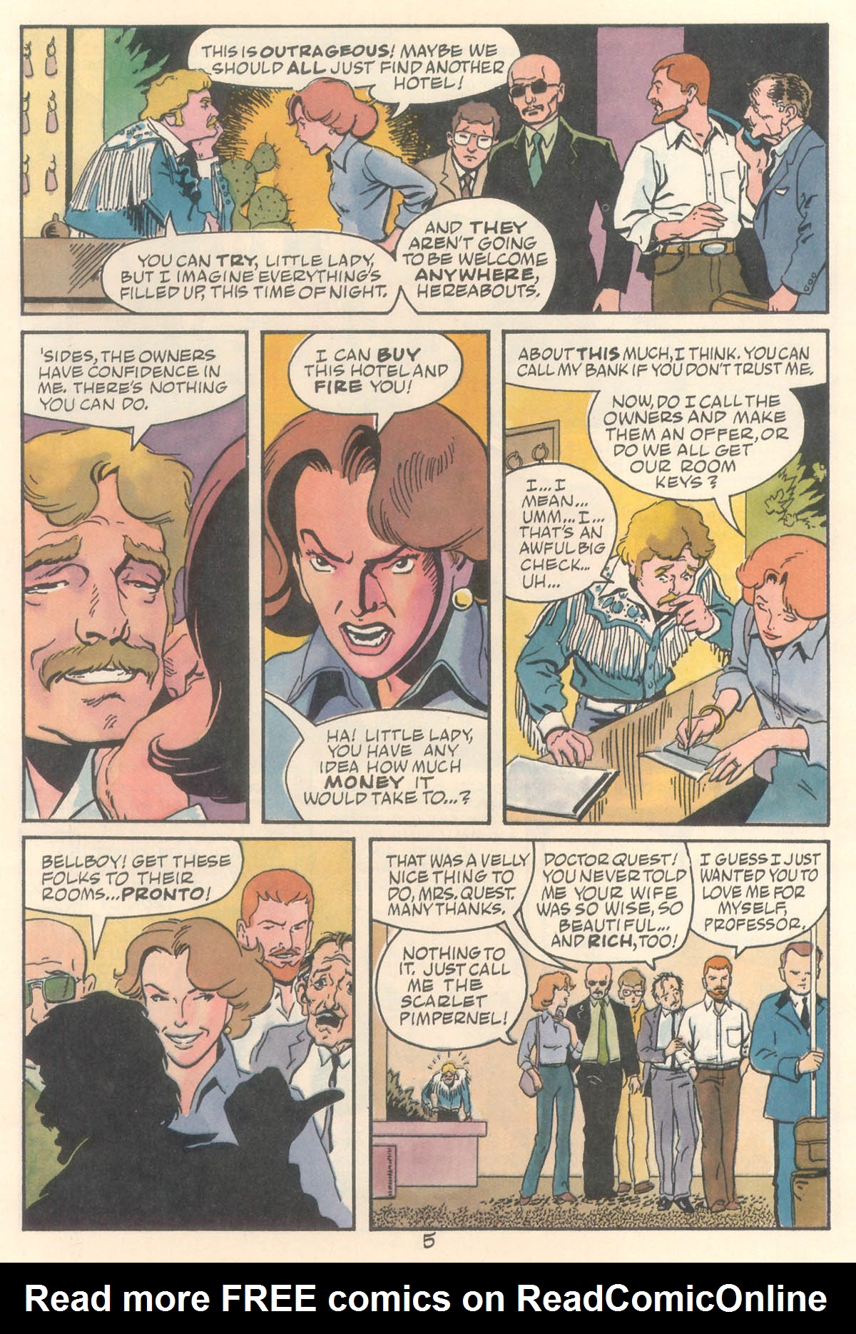 Read online Jonny Quest comic -  Issue #15 - 7