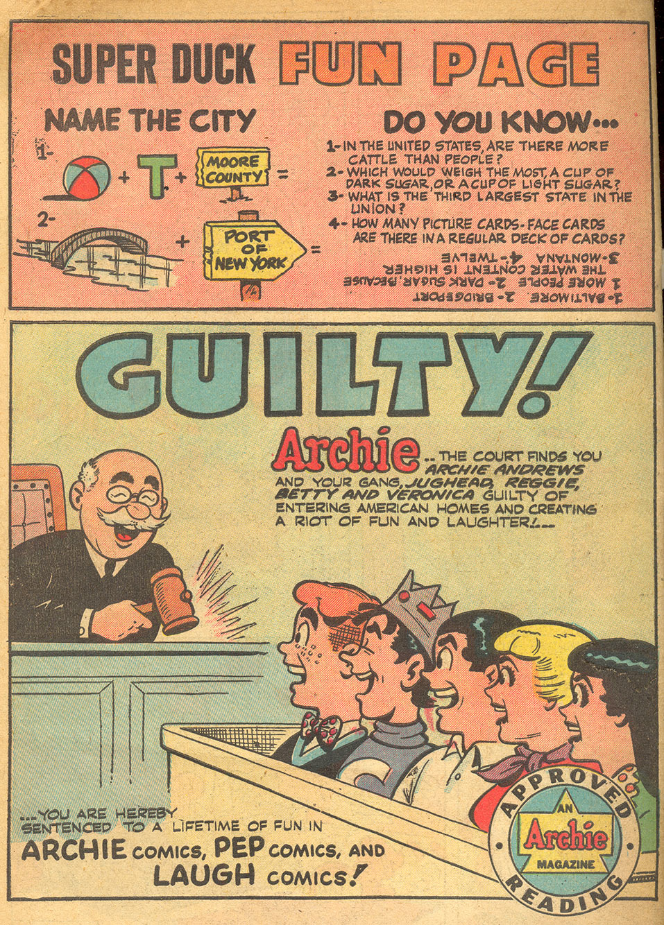 Read online Super Duck Comics comic -  Issue #42 - 50