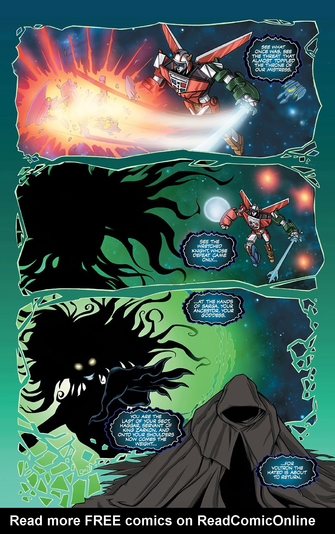Read online Voltron: Defender of the Universe (Existed) comic -  Issue #2 - 20