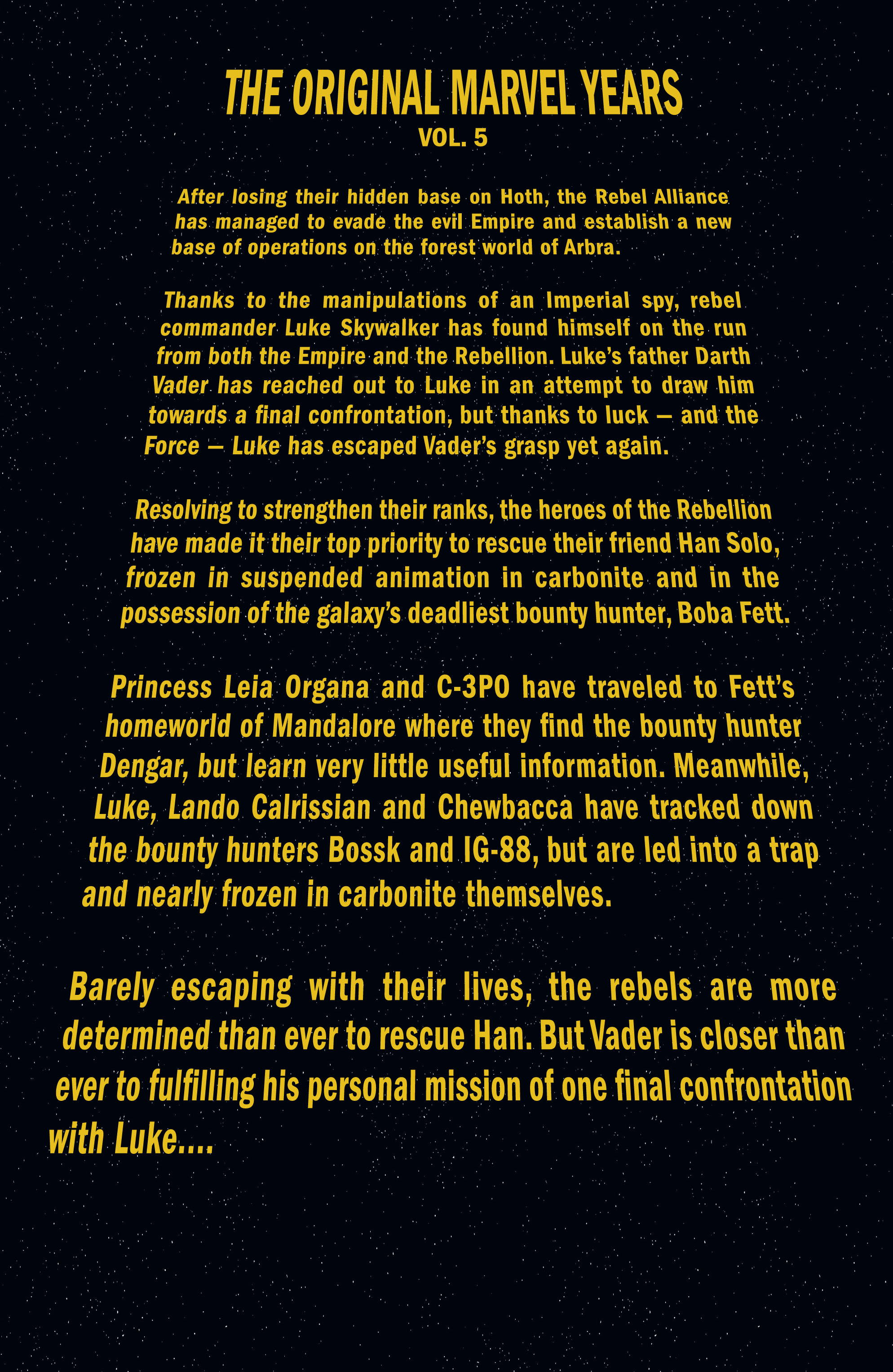 Read online Star Wars Legends: The Original Marvel Years - Epic Collection comic -  Issue # TPB 5 (Part 1) - 4