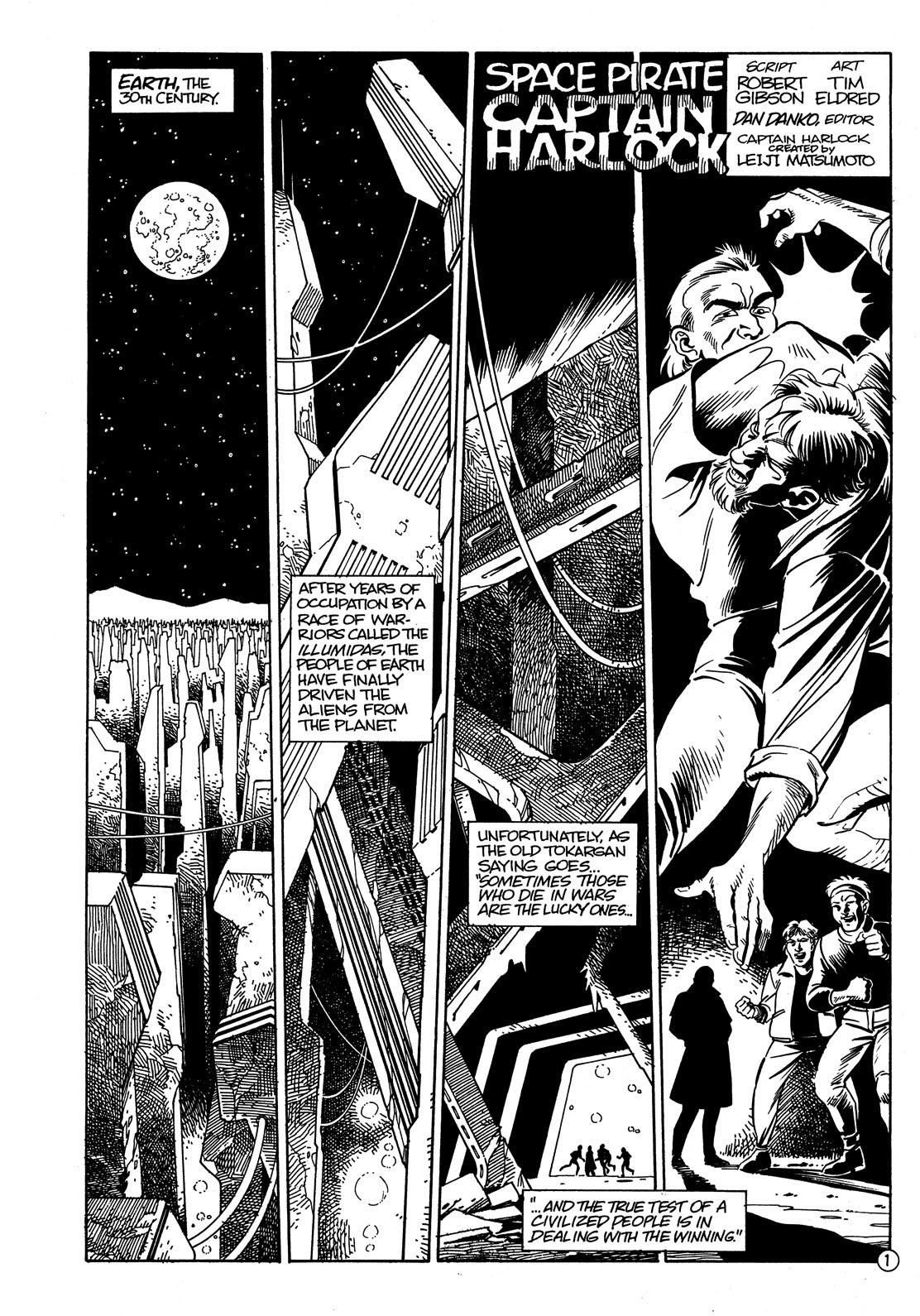 Read online Captain Harlock: The Machine People comic -  Issue #1 - 2
