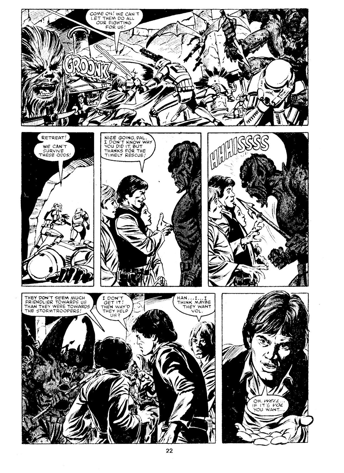 Read online Star Wars Weekly comic -  Issue #170 - 22