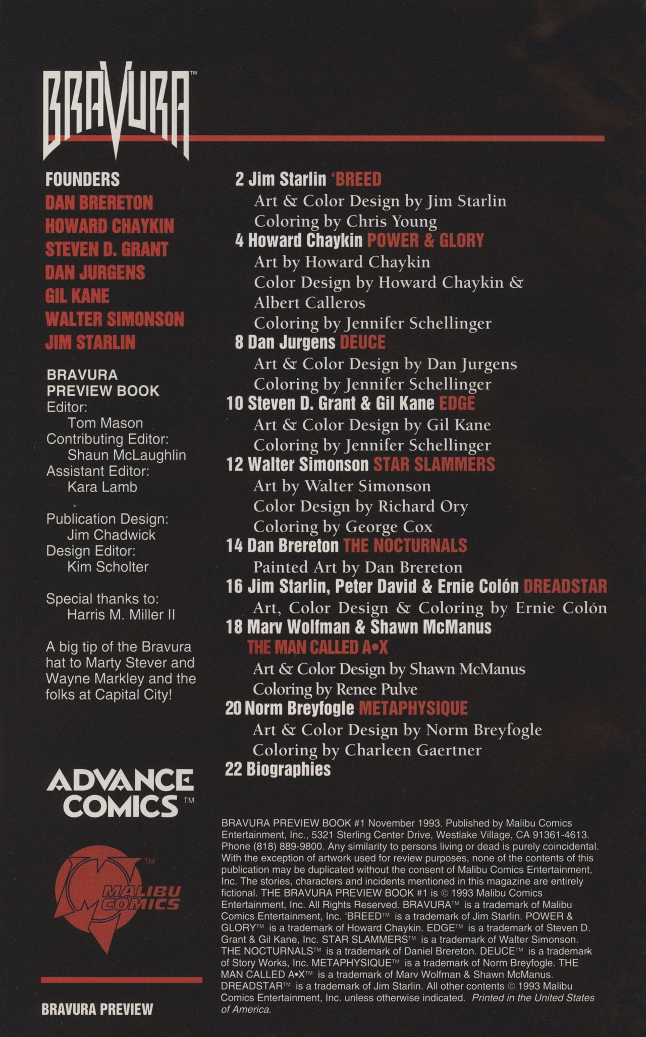 Read online Bravura comic -  Issue #1 - 3