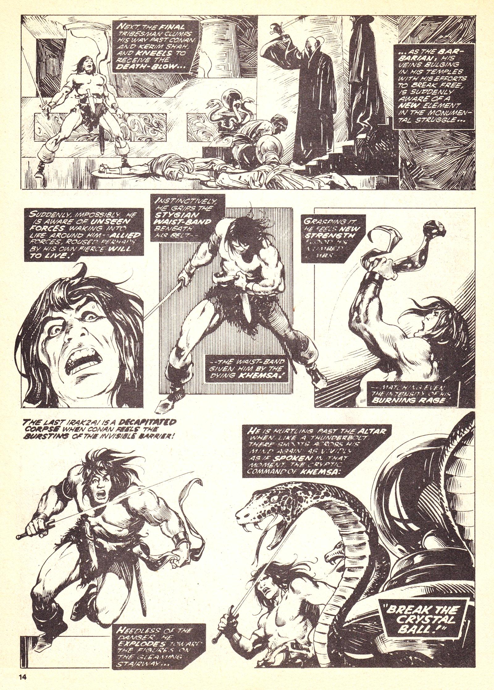 Read online The Savage Sword of Conan (1975) comic -  Issue #8 - 14