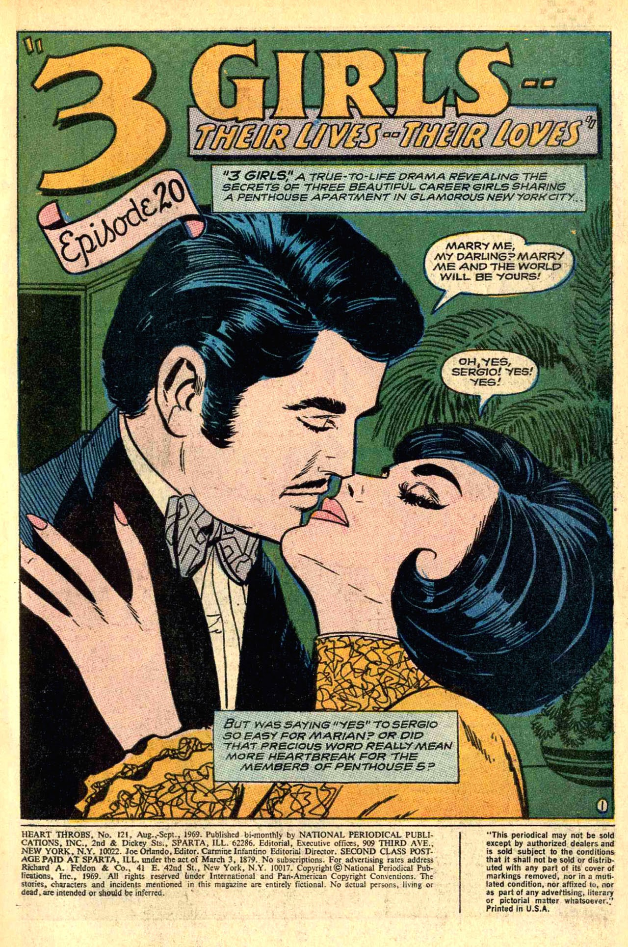 Read online Heart Throbs comic -  Issue #121 - 3