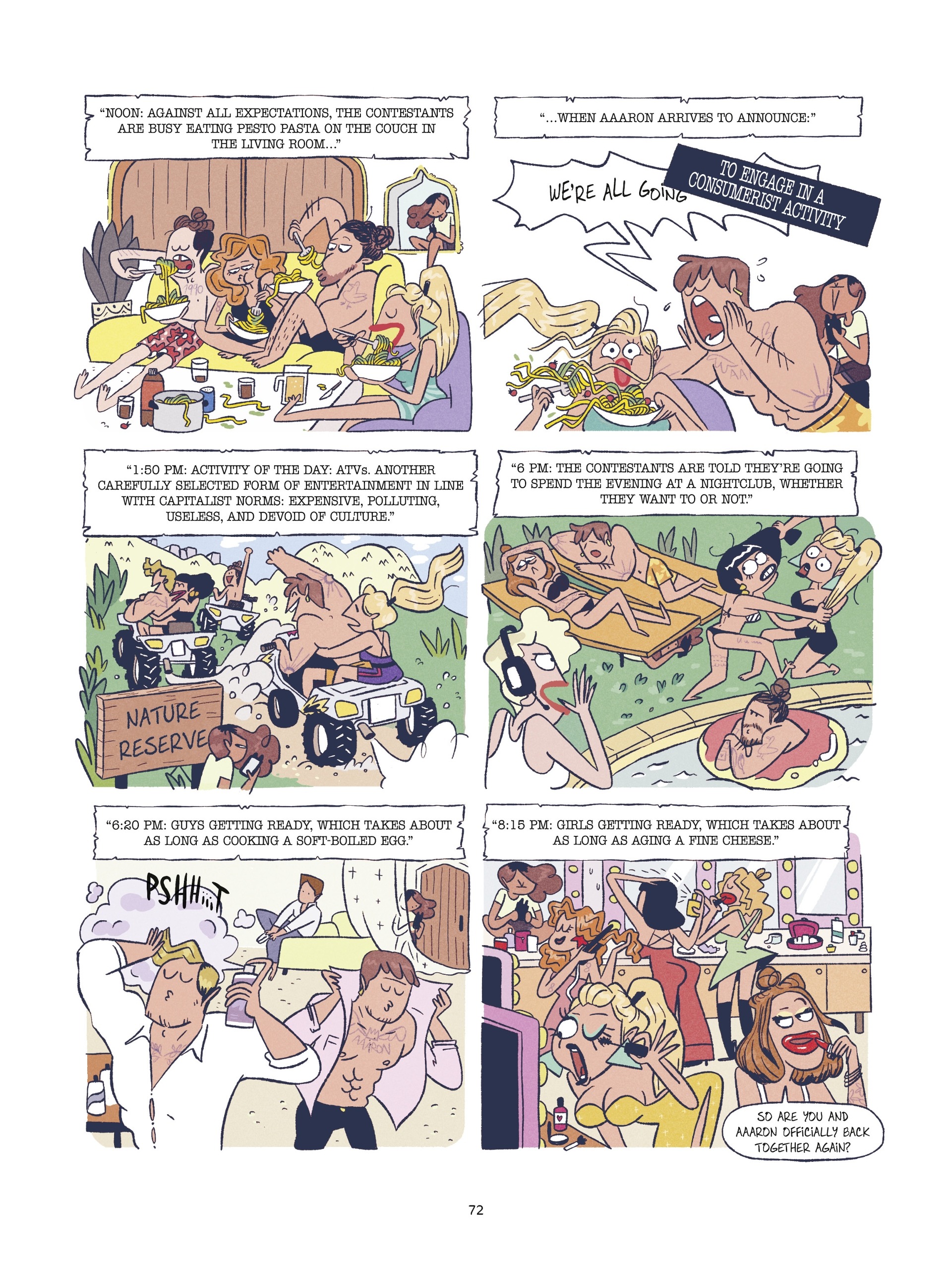 Read online Praising the Surface Behind the Scenes of Reality TV comic -  Issue # TPB - 66