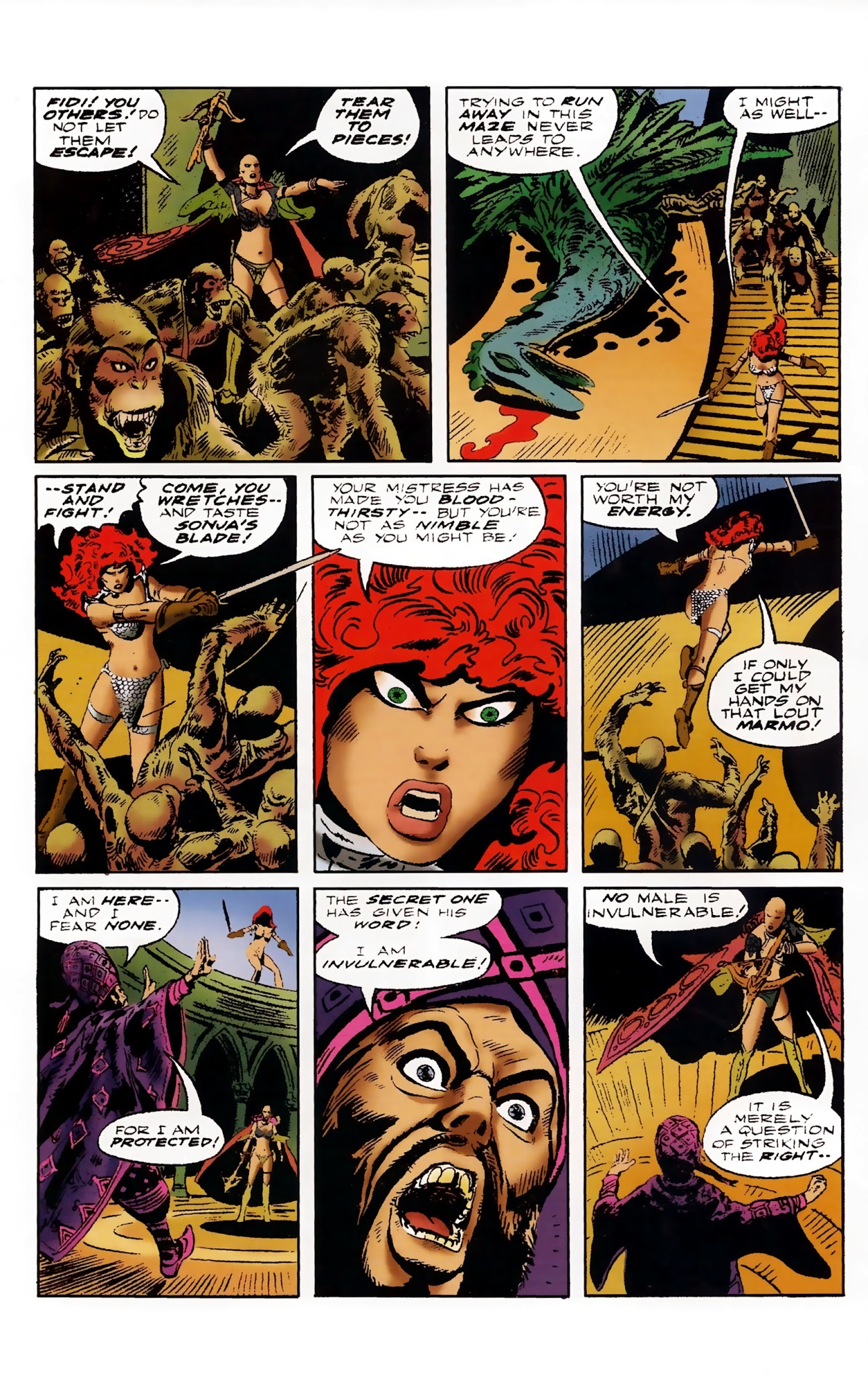 Read online The Adventures of Red Sonja comic -  Issue # TPB 3 - 72