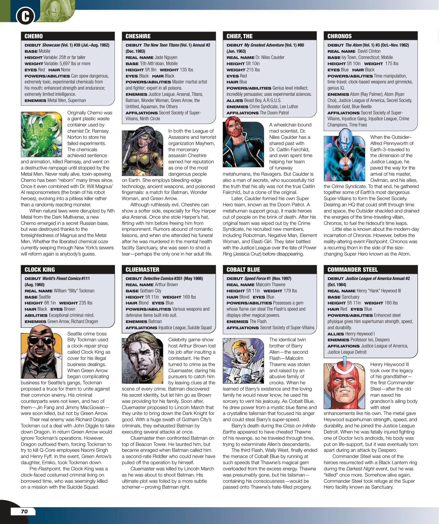 Read online The DC Comics Encyclopedia comic -  Issue # TPB 4 (Part 1) - 70