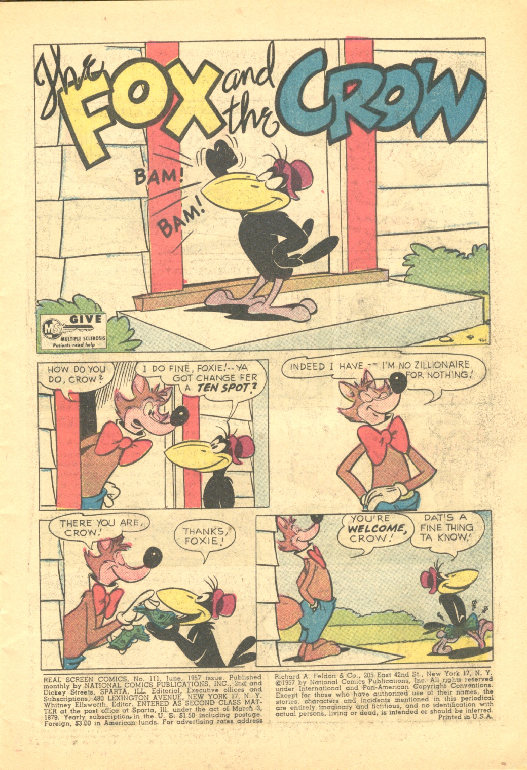 Read online Real Screen Comics comic -  Issue #111 - 3
