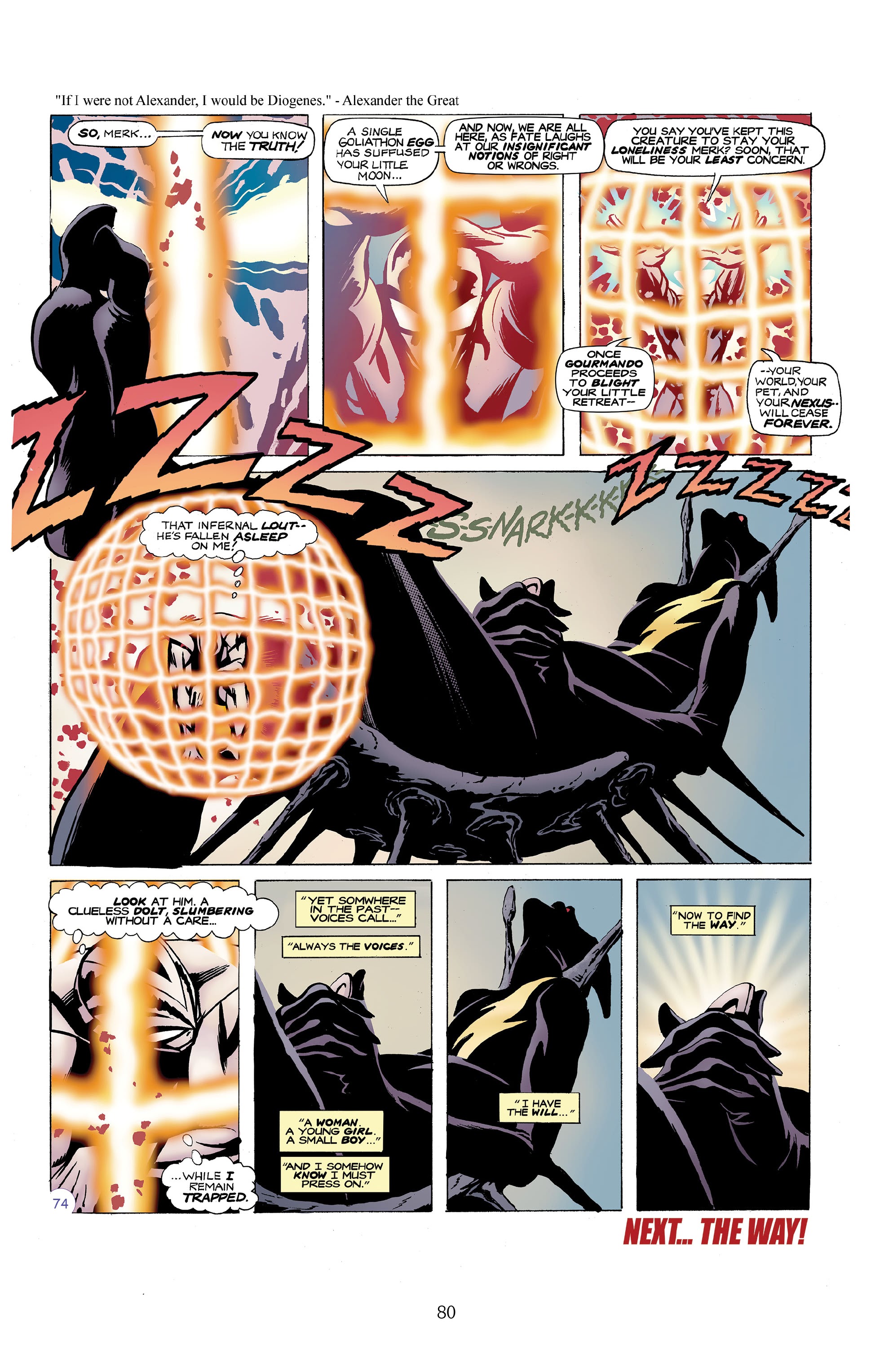 Read online Nexus Newspaper Strips: The Coming of Gourmando comic -  Issue # TPB (Part 1) - 79