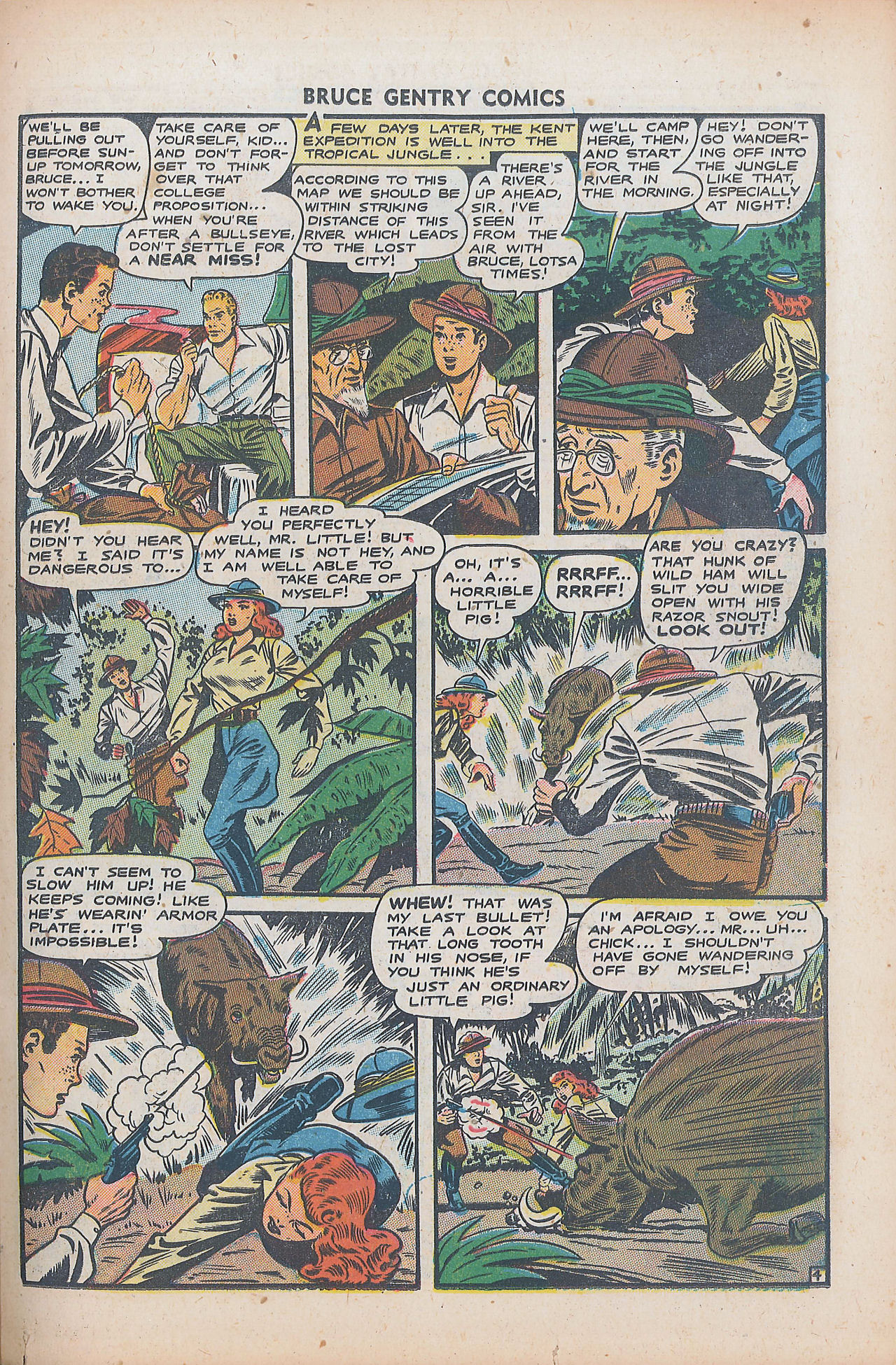 Read online Bruce Gentry comic -  Issue #5 - 23