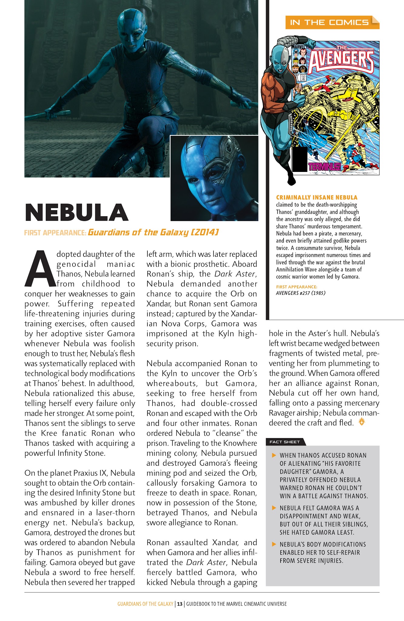 Read online Guidebook to the Marvel Cinematic Universe - Marvel's Guardians of the Galaxy comic -  Issue # Full - 10