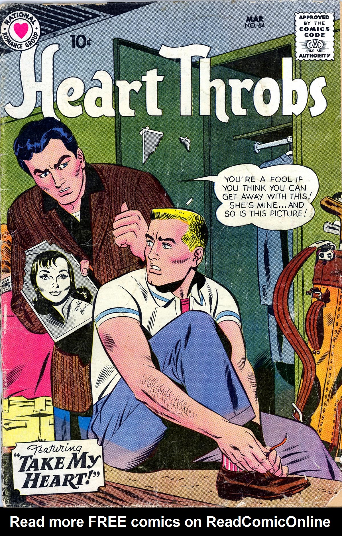 Read online Heart Throbs comic -  Issue #64 - 1