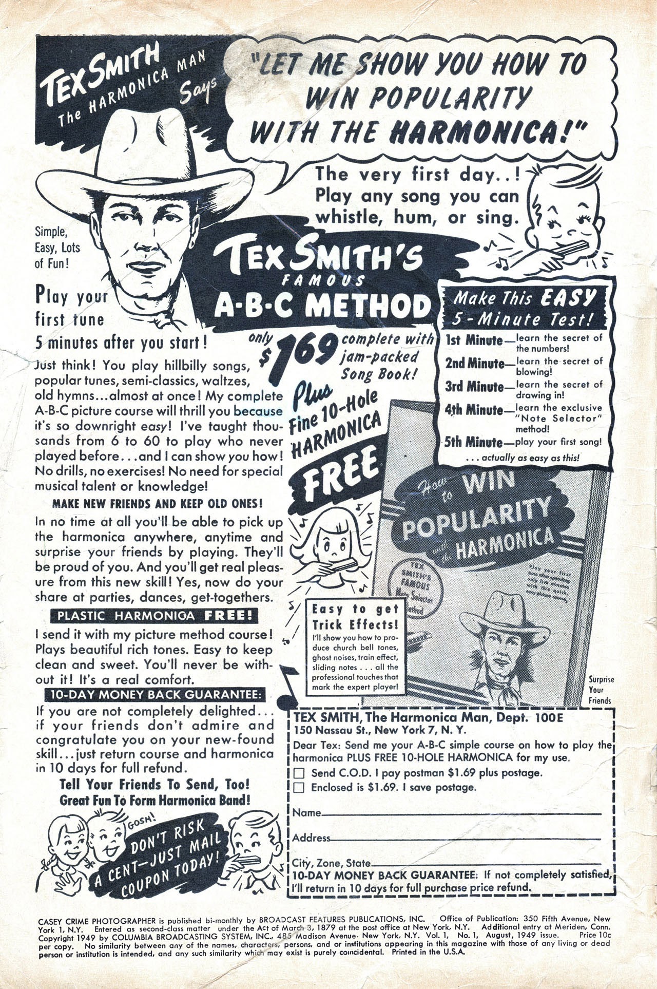 Read online Casey Crime Photographer comic -  Issue #1 - 2