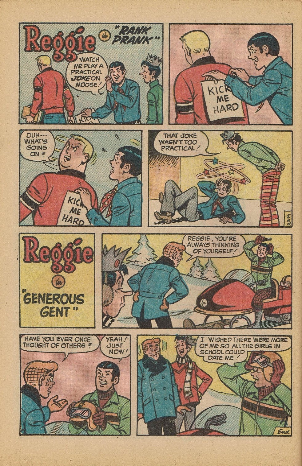 Read online Reggie's Wise Guy Jokes comic -  Issue #24 - 40