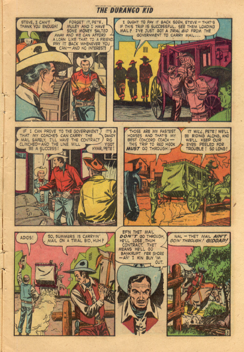 Read online Charles Starrett as The Durango Kid comic -  Issue #12 - 5