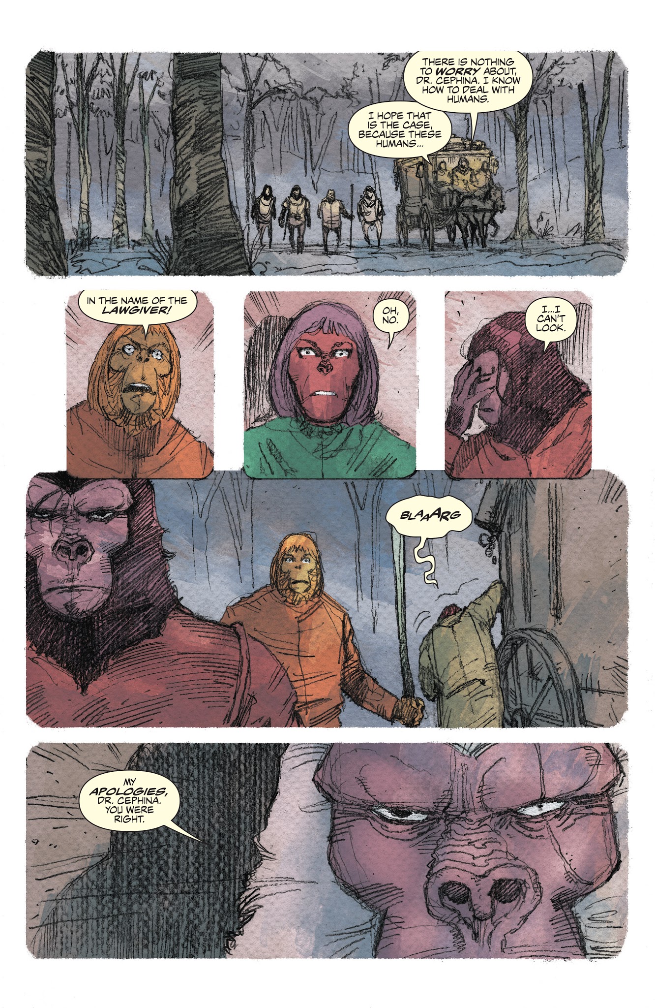 Read online Planet of the Apes: Ursus comic -  Issue #3 - 16