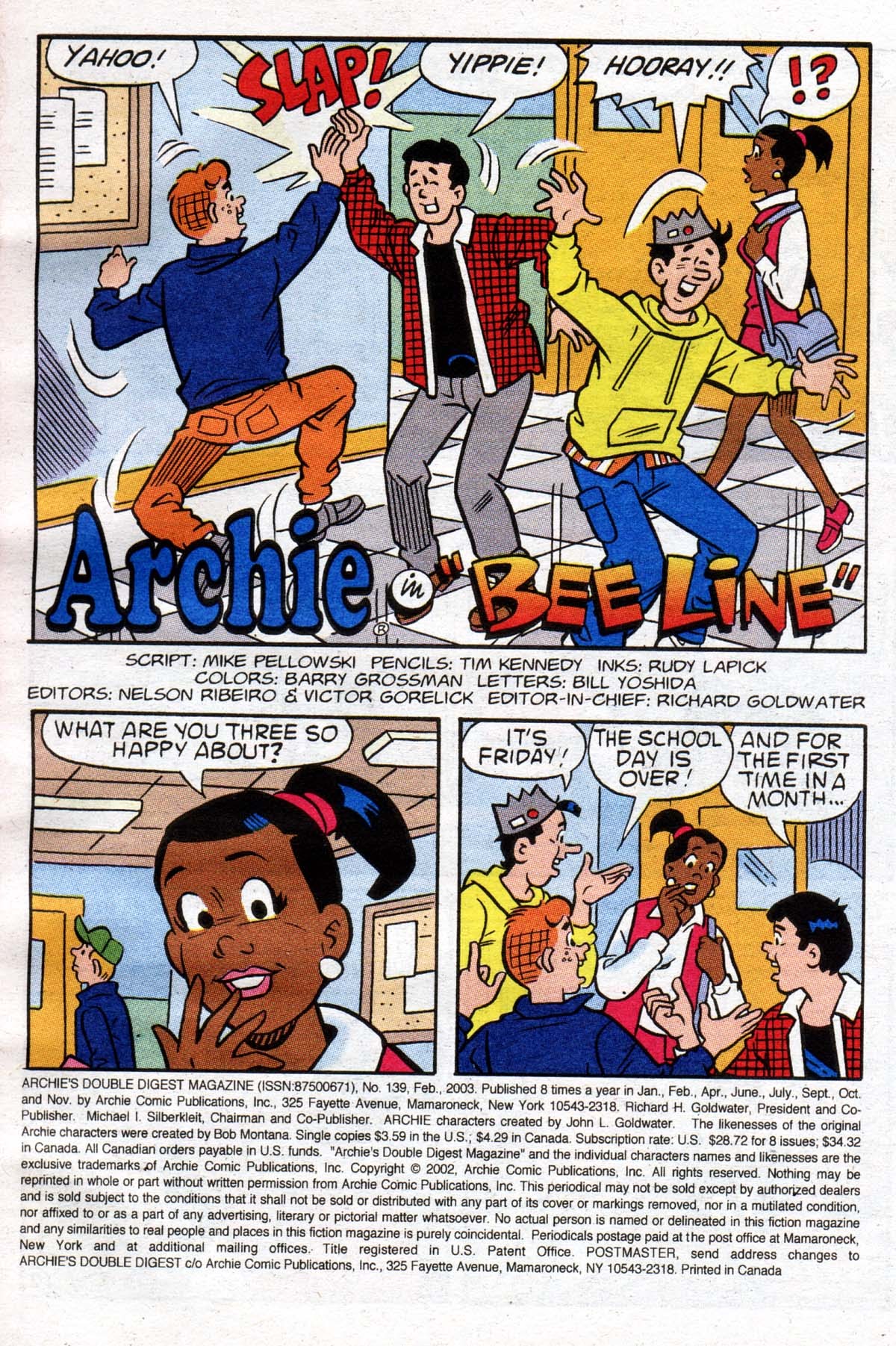 Read online Archie's Double Digest Magazine comic -  Issue #139 - 2