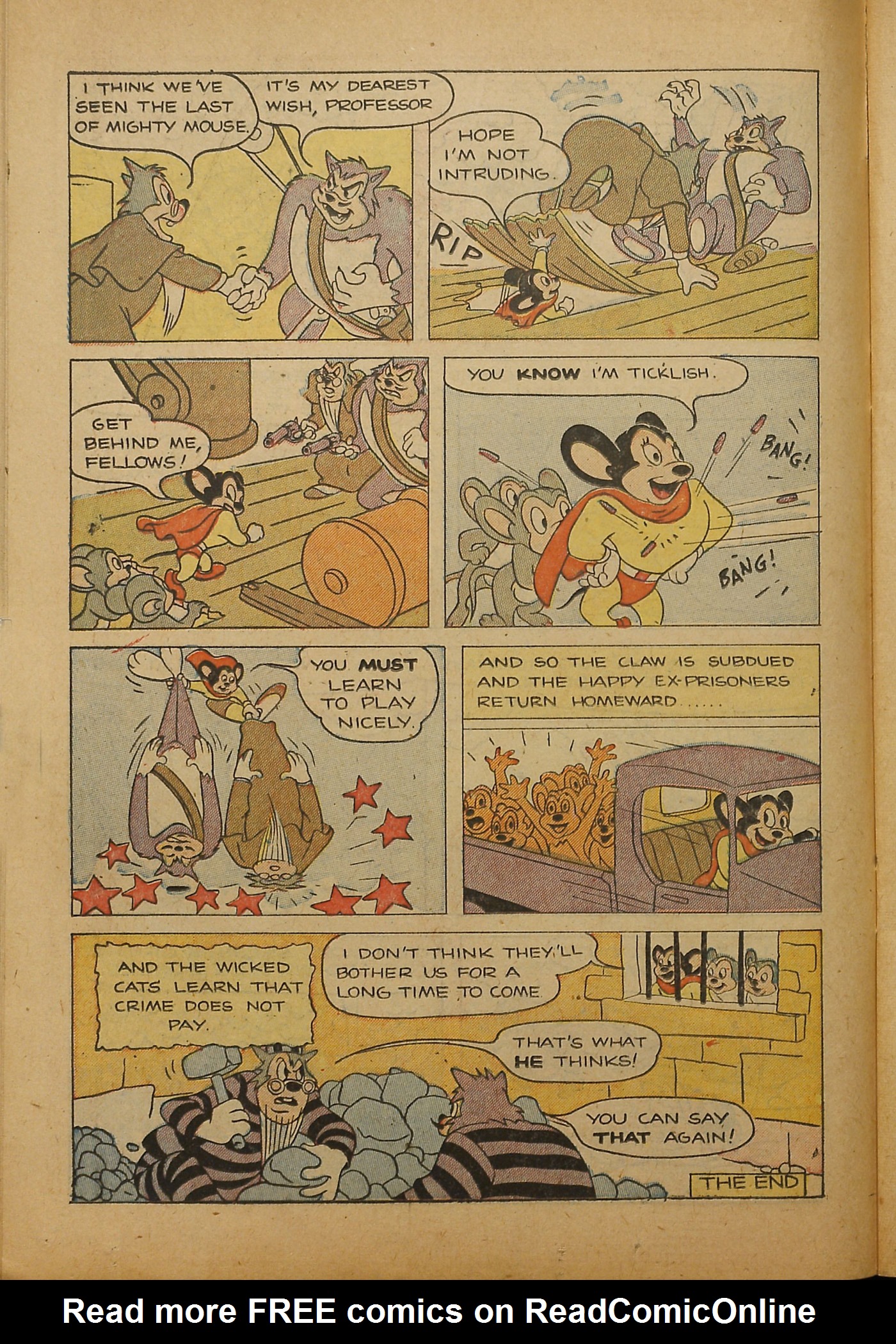 Read online Paul Terry's Mighty Mouse Comics comic -  Issue #40 - 34