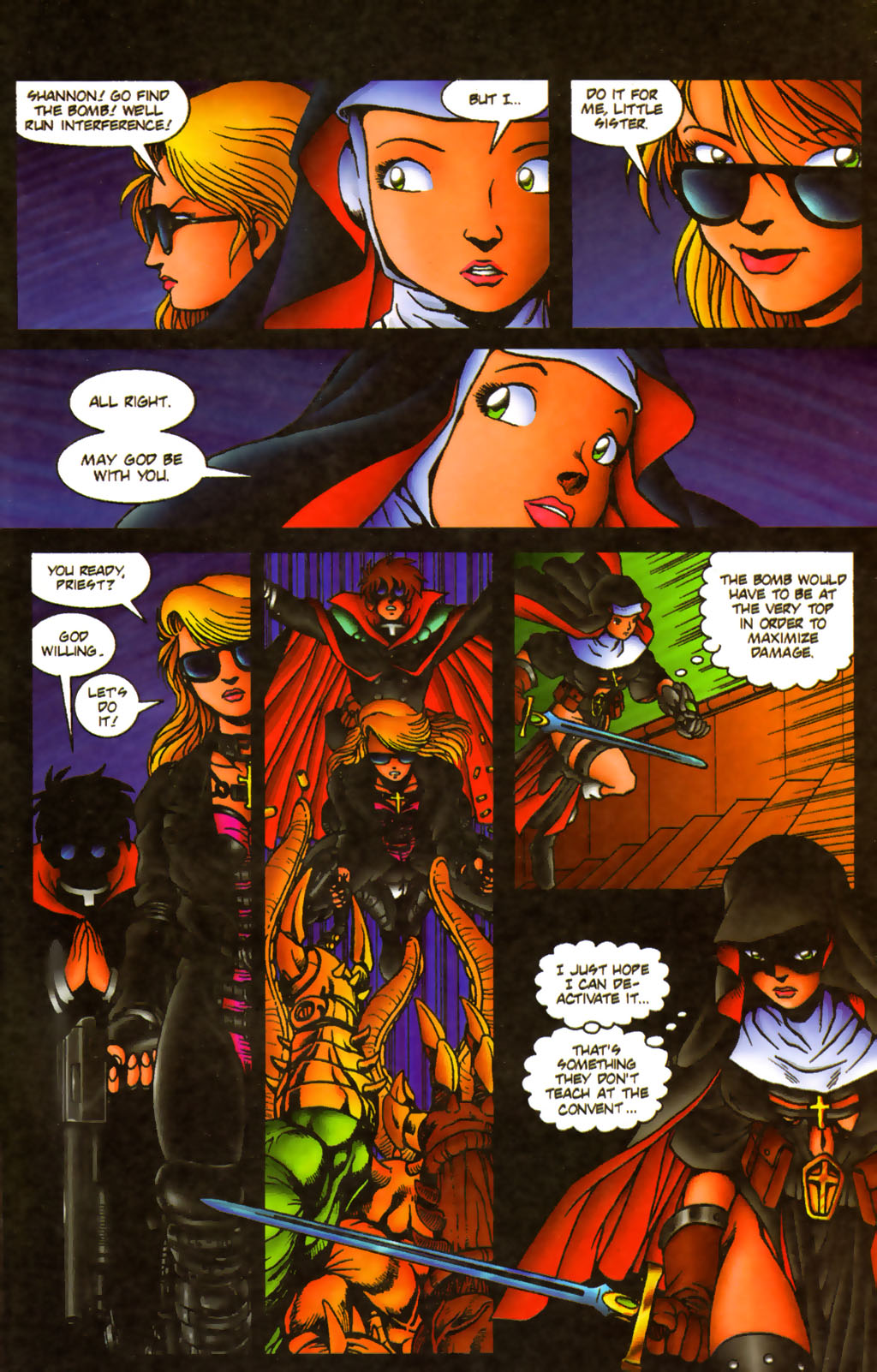 Read online Warrior Nun Areala (1994) comic -  Issue #3 - 19