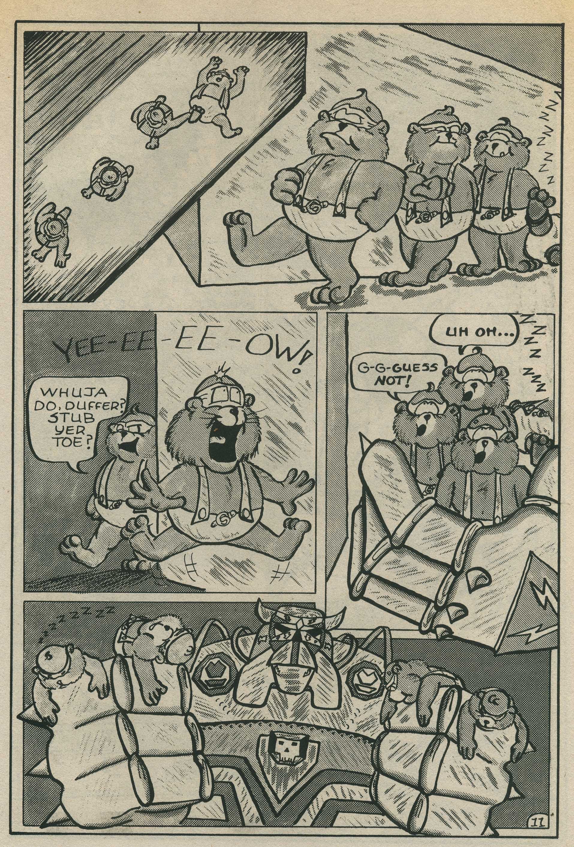 Read online Geriatric Gangrene Jujitsu Gerbils comic -  Issue #3 - 13