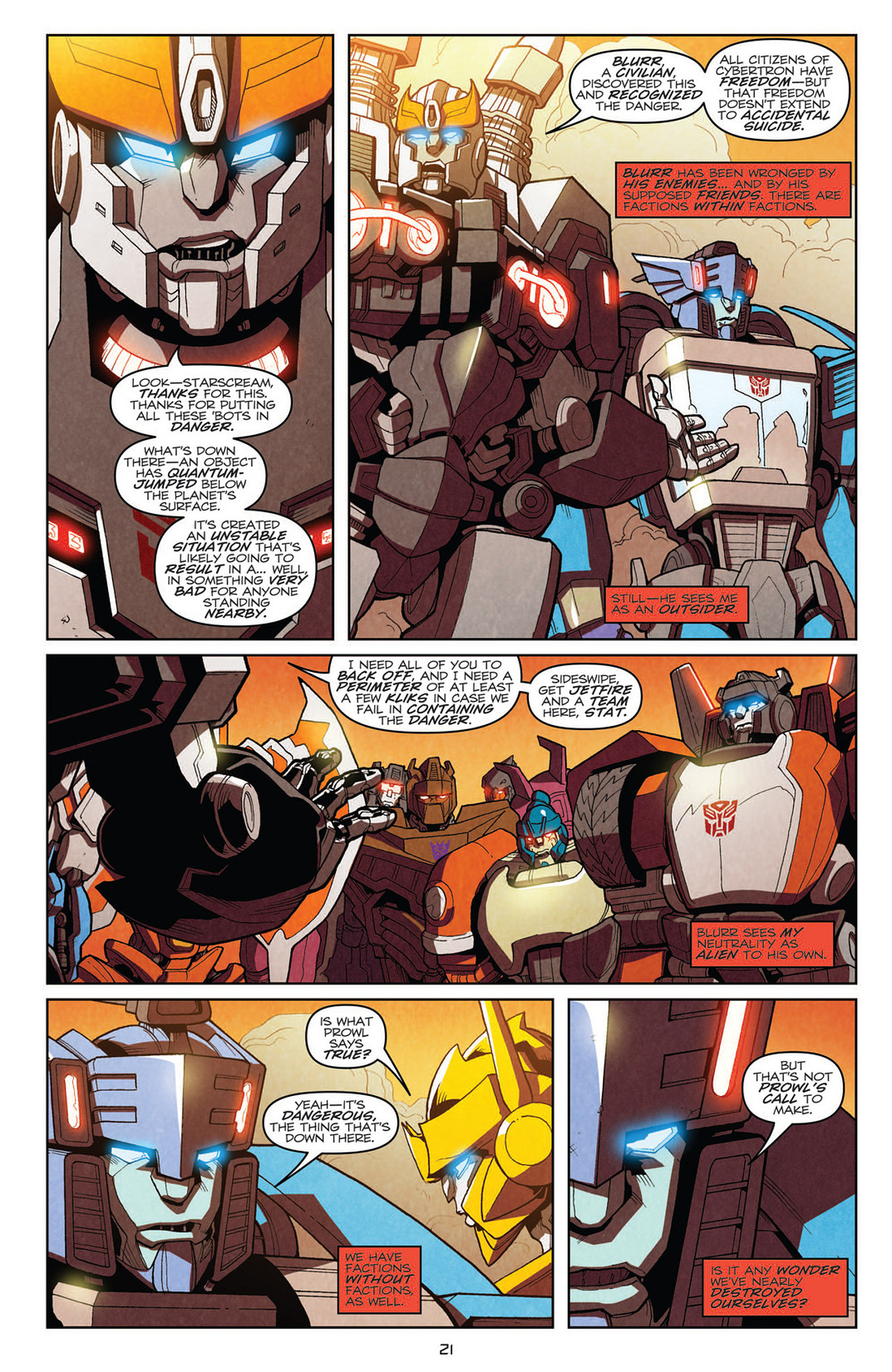 Read online Transformers: Robots In Disguise (2012) comic -  Issue # _Annual - 22