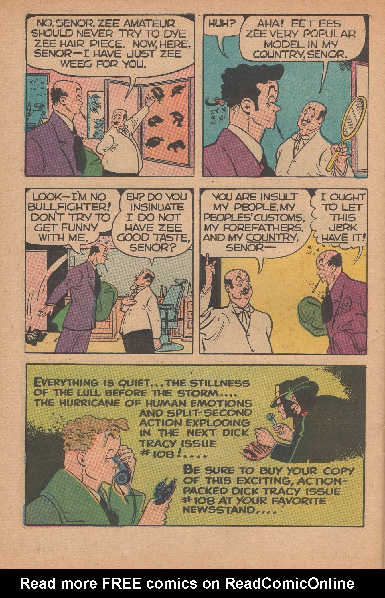 Read online Dick Tracy comic -  Issue #107 - 28