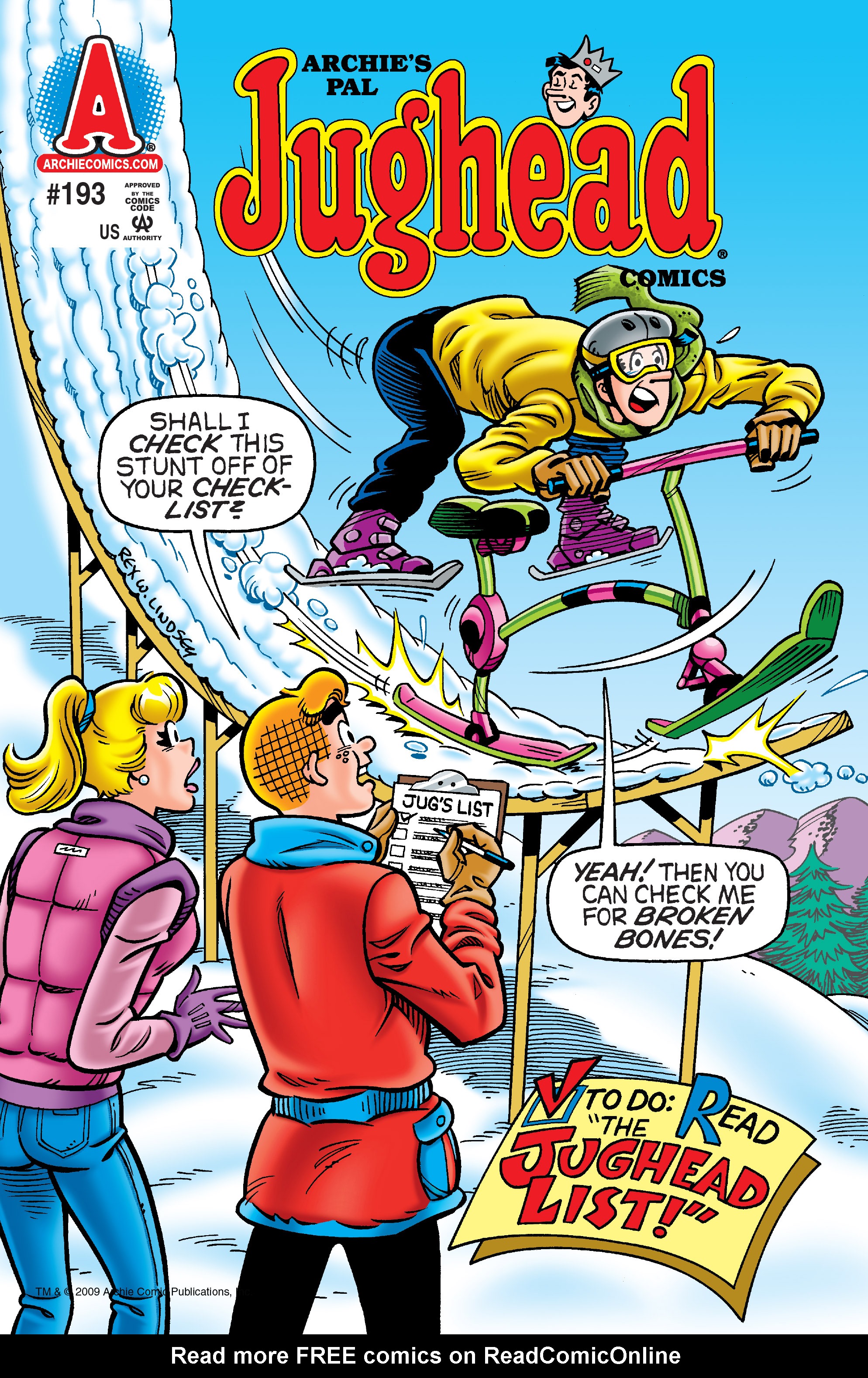 Read online Archie's Pal Jughead Comics comic -  Issue #193 - 1