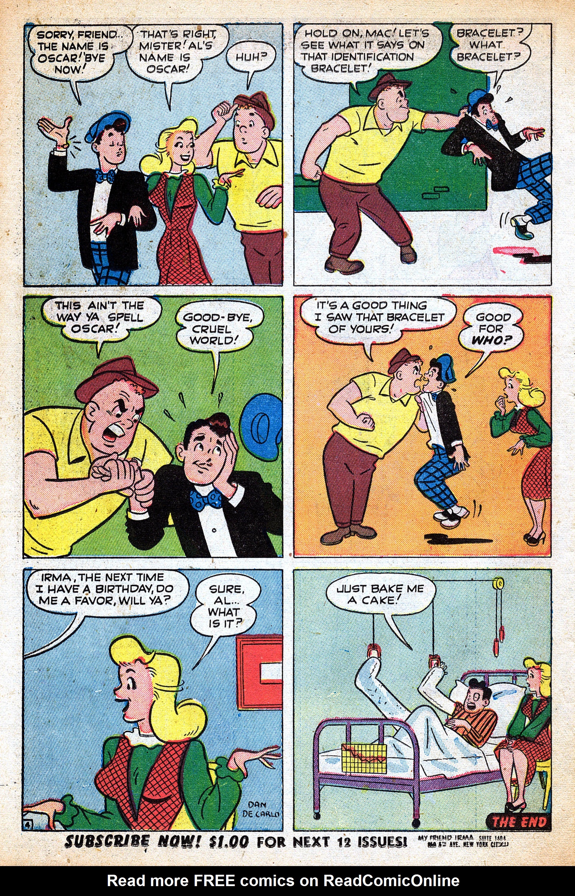 Read online My Friend Irma comic -  Issue #8 - 38