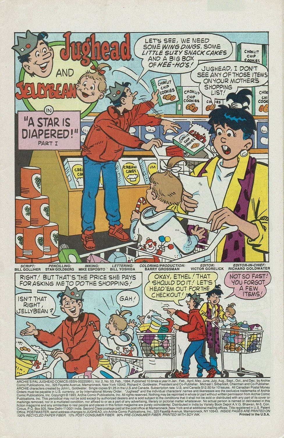 Read online Archie's Pal Jughead Comics comic -  Issue #53 - 3