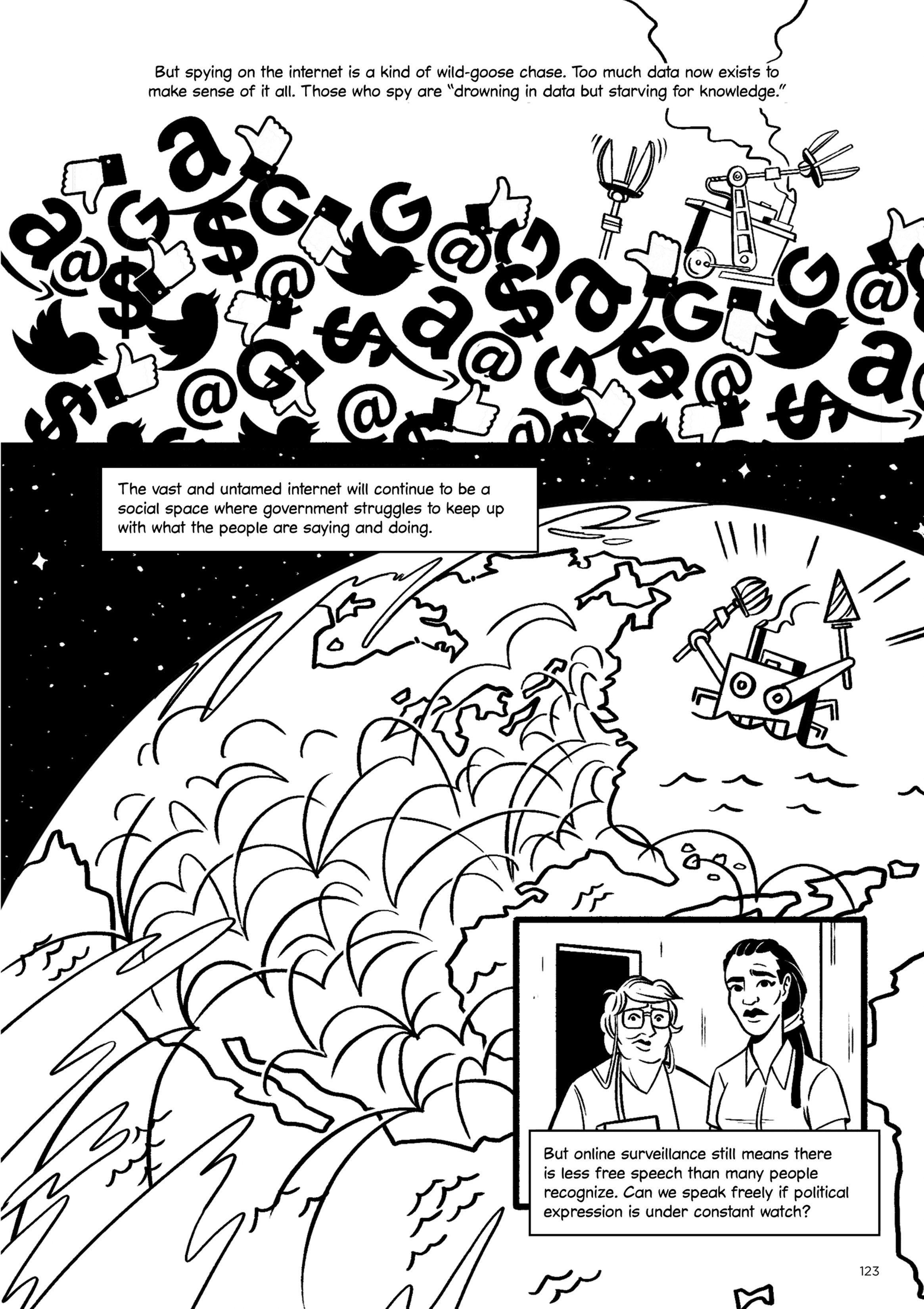 Read online The Machine Never Blinks: A Graphic History of Spying and Surveillance comic -  Issue # TPB - 133