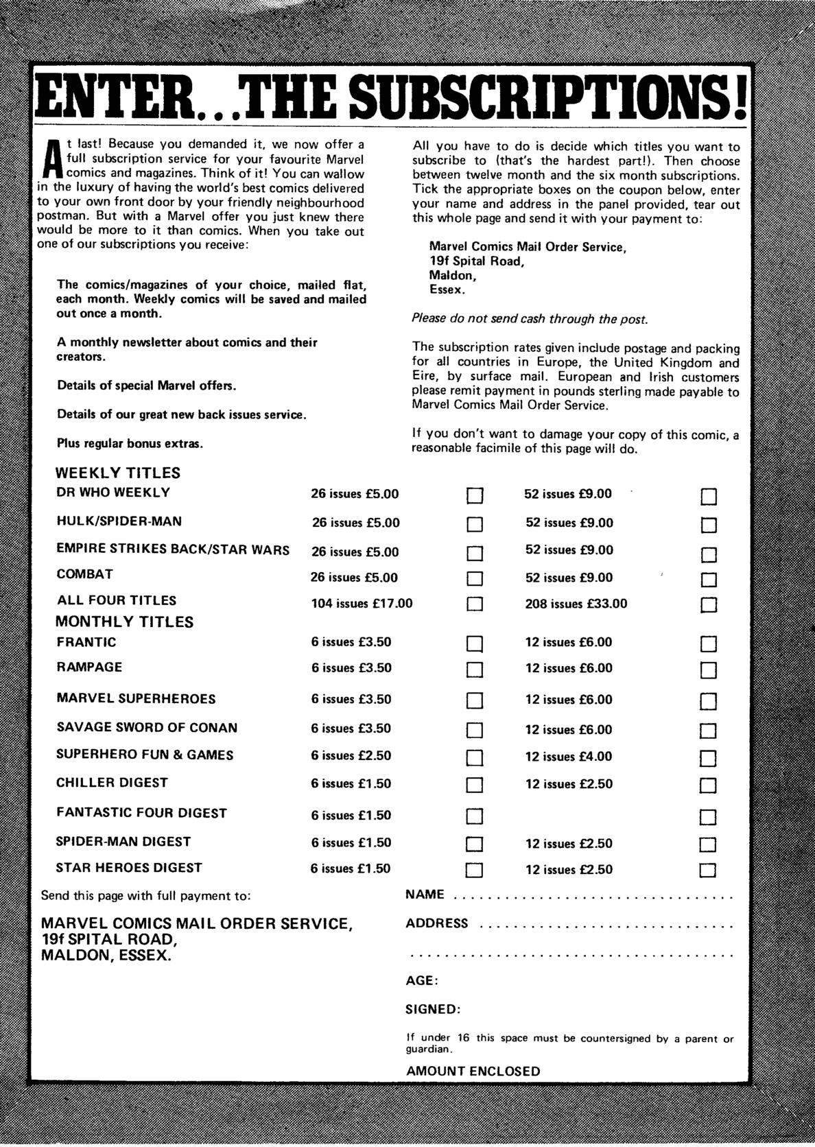 Read online Star Wars Weekly comic -  Issue #130 - 2