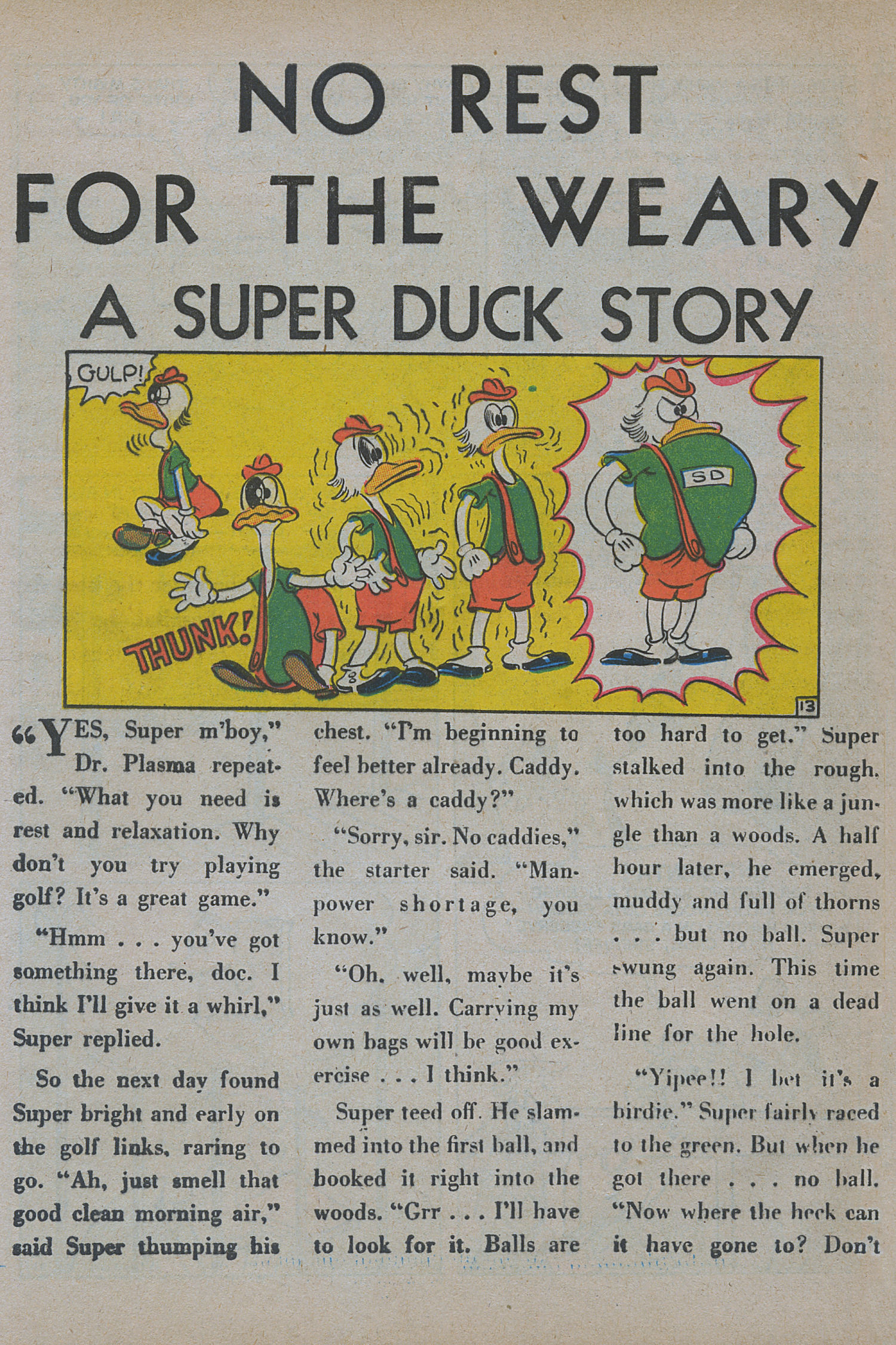 Read online Super Duck Comics comic -  Issue #2 - 42