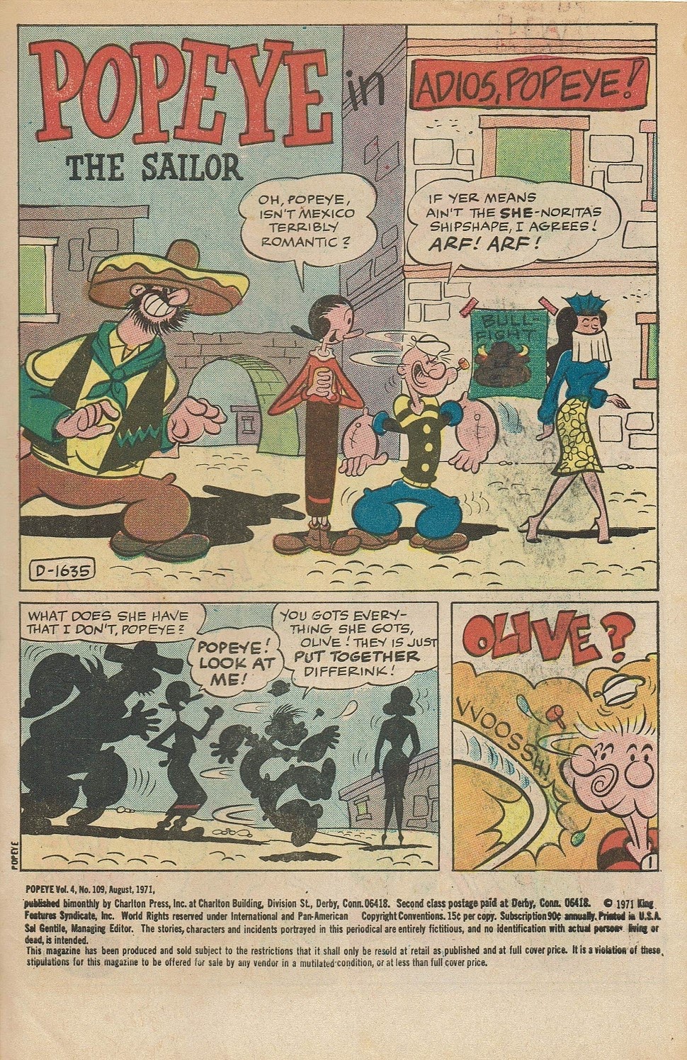 Read online Popeye (1948) comic -  Issue #109 - 3