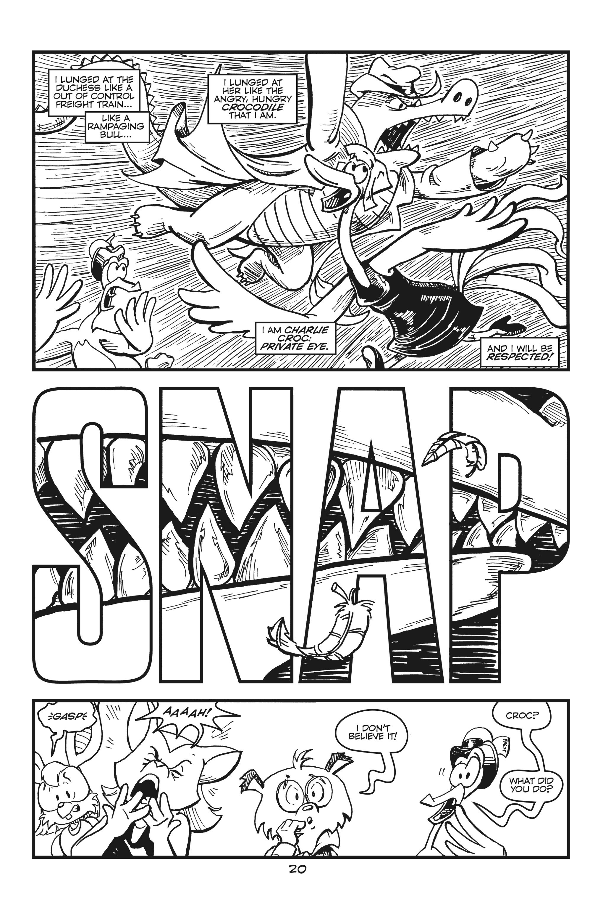 Read online Charlie Croc: Private Eye comic -  Issue #3 - 22
