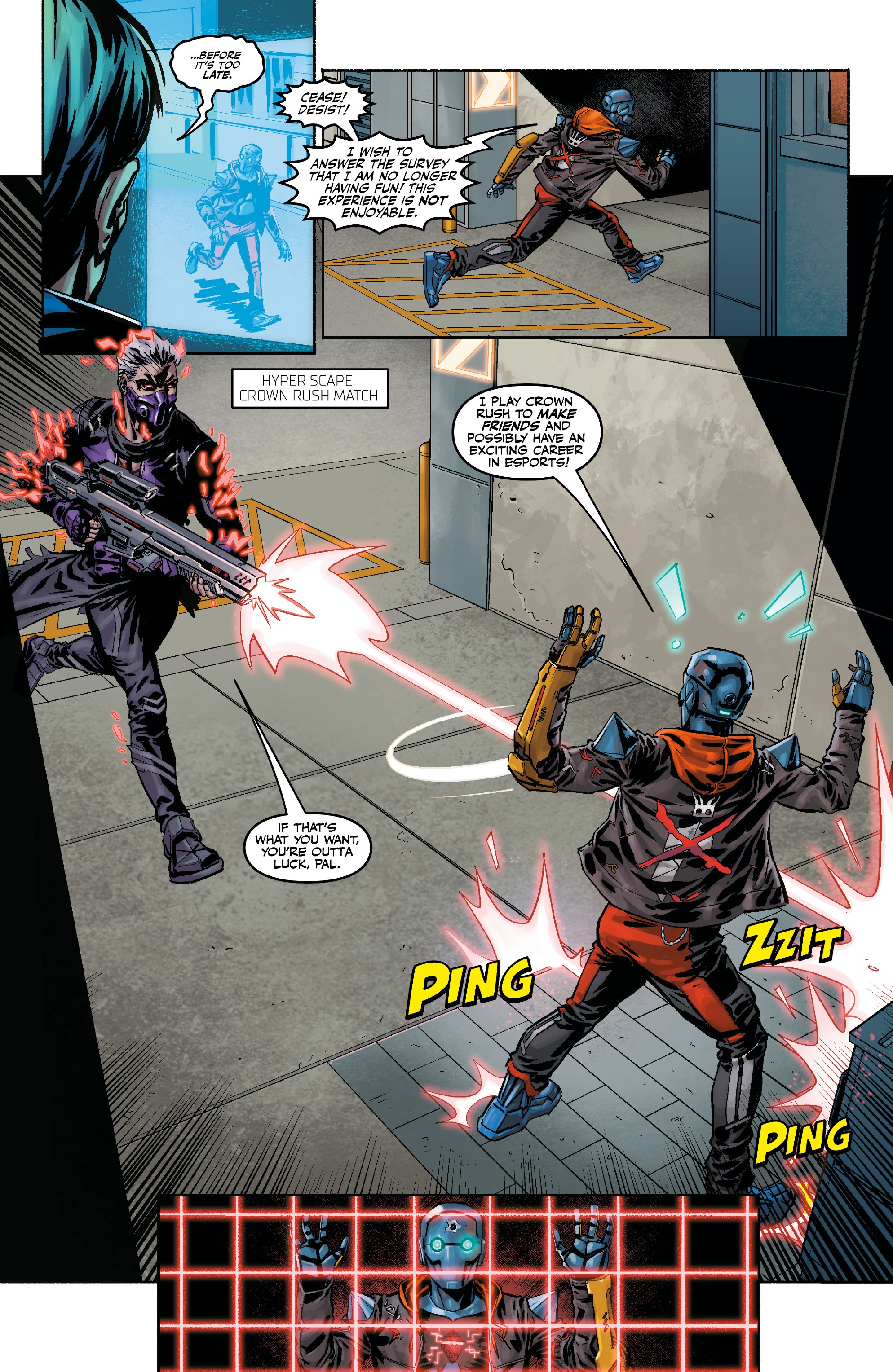 Read online HYPER SCAPE: The End of the Beginning comic -  Issue #1 - 4