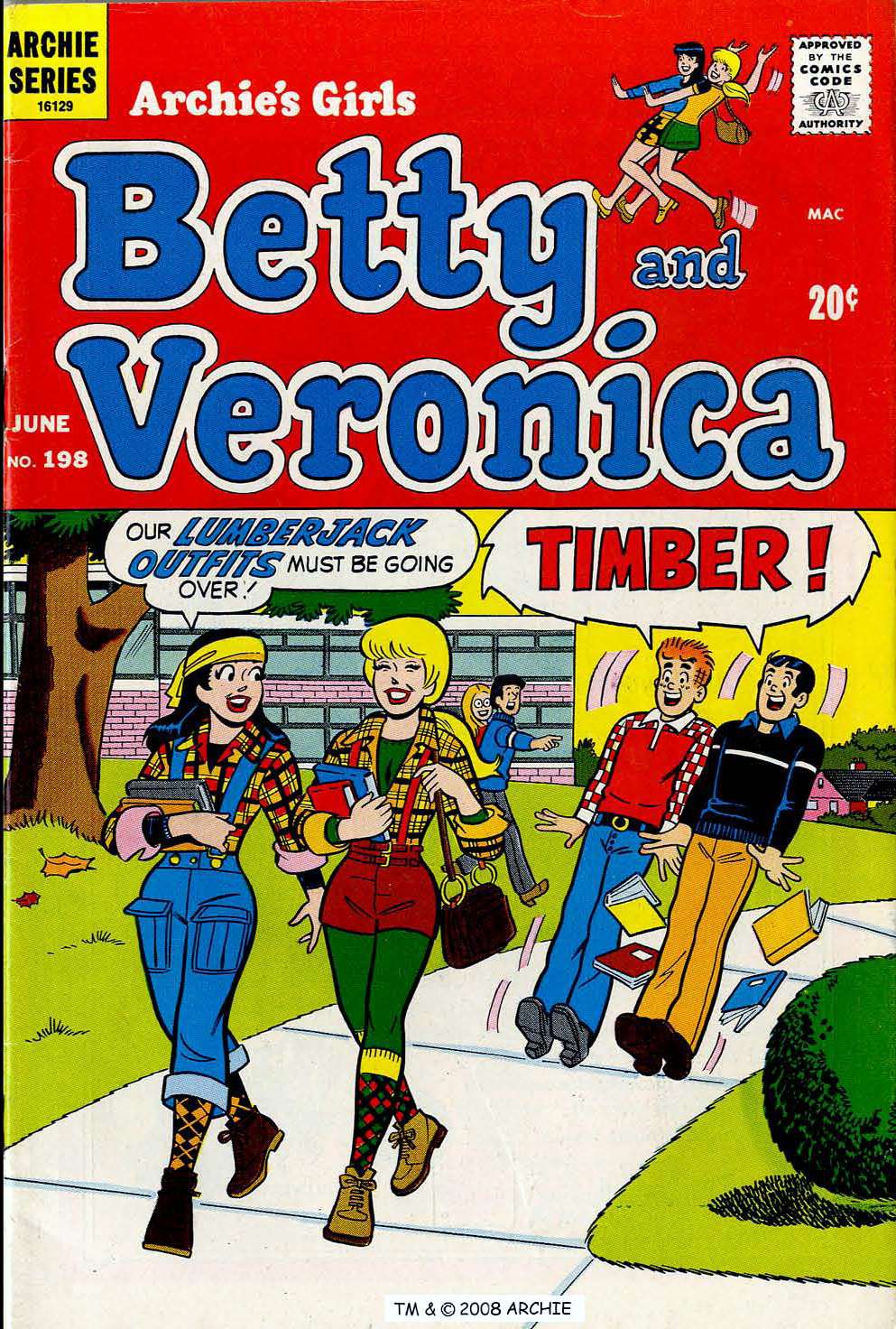 Read online Archie's Girls Betty and Veronica comic -  Issue #198 - 1