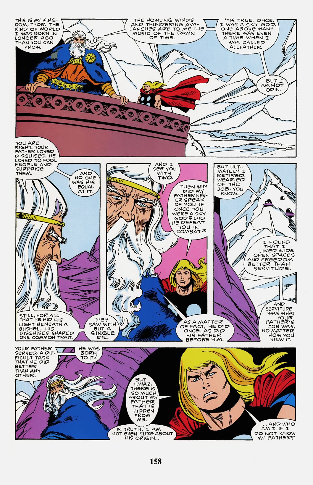 Read online Thor Visionaries: Walter Simonson comic -  Issue # TPB 2 - 160