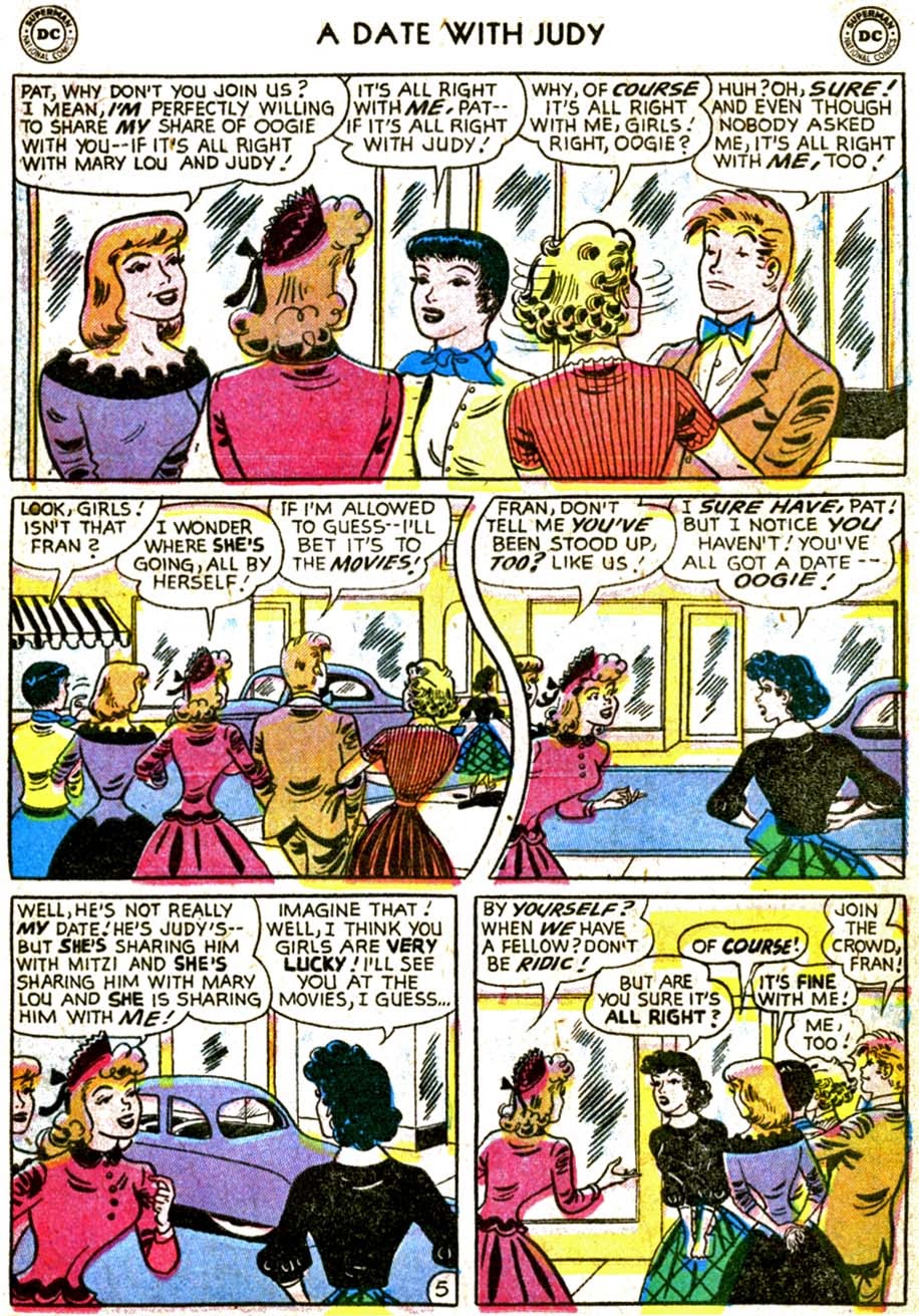 Read online A Date with Judy comic -  Issue #51 - 7