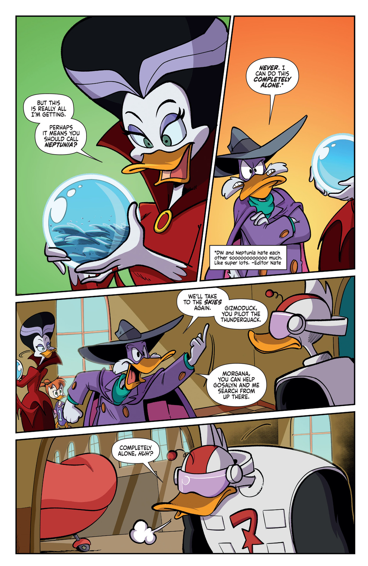 Read online Disney Darkwing Duck comic -  Issue #9 - 10