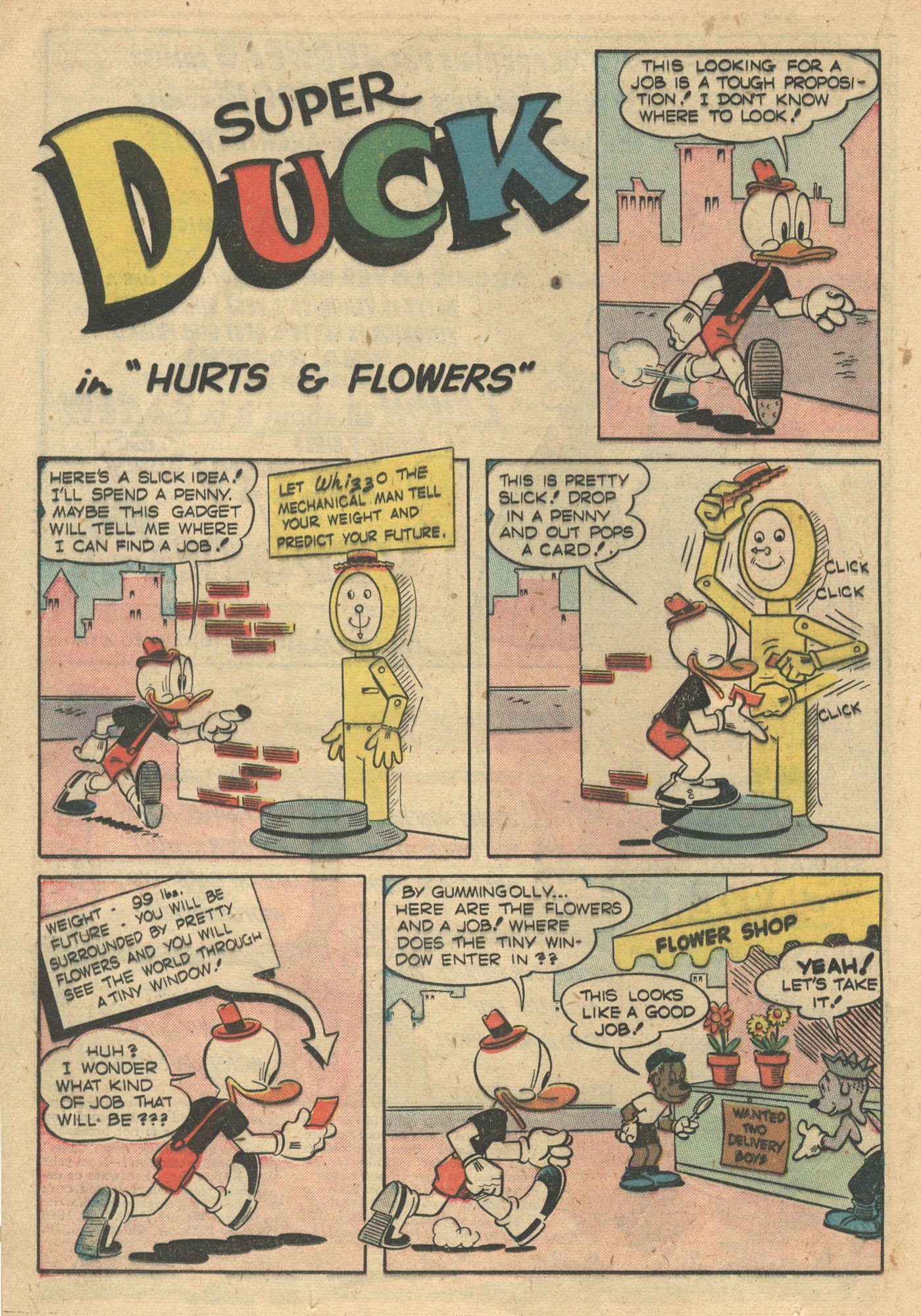 Read online Super Duck Comics comic -  Issue #32 - 34