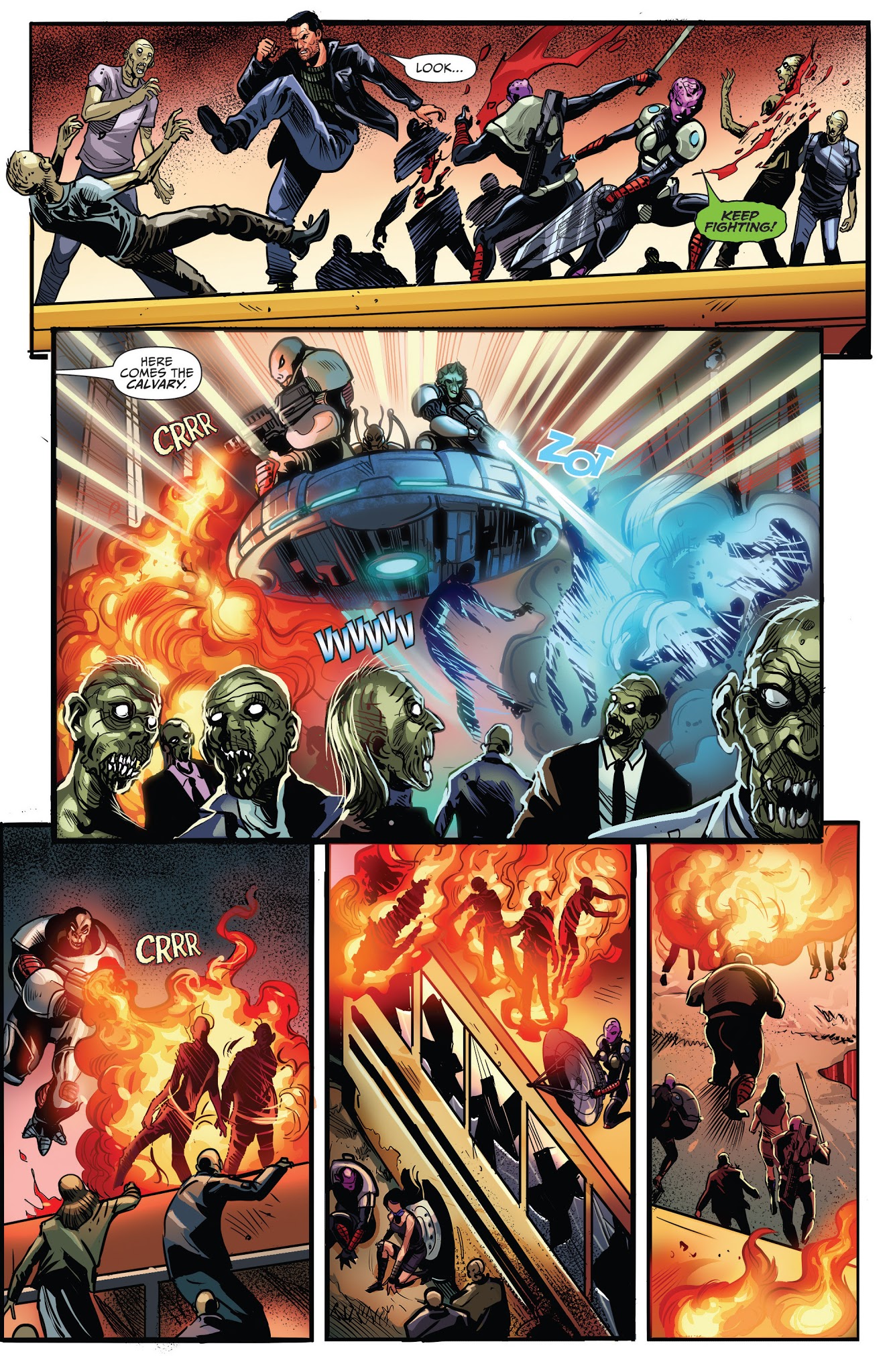 Read online Aliens vs. Zombies comic -  Issue #4 - 12