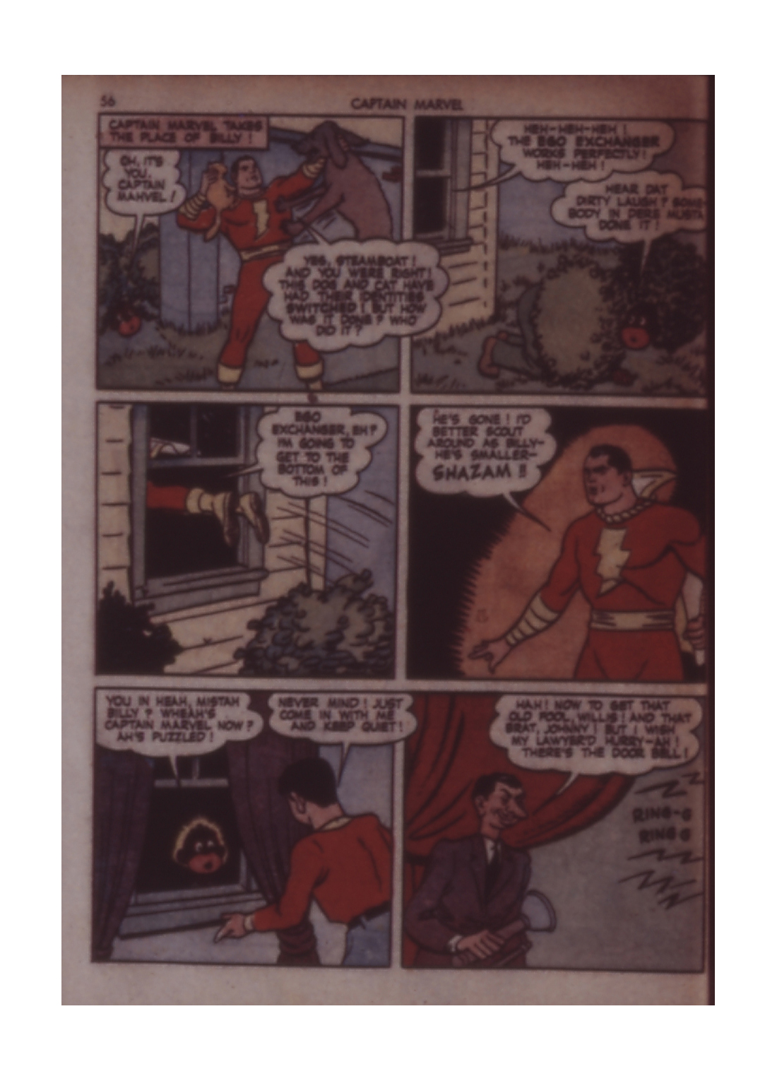 Read online Captain Marvel Adventures comic -  Issue #19 - 56