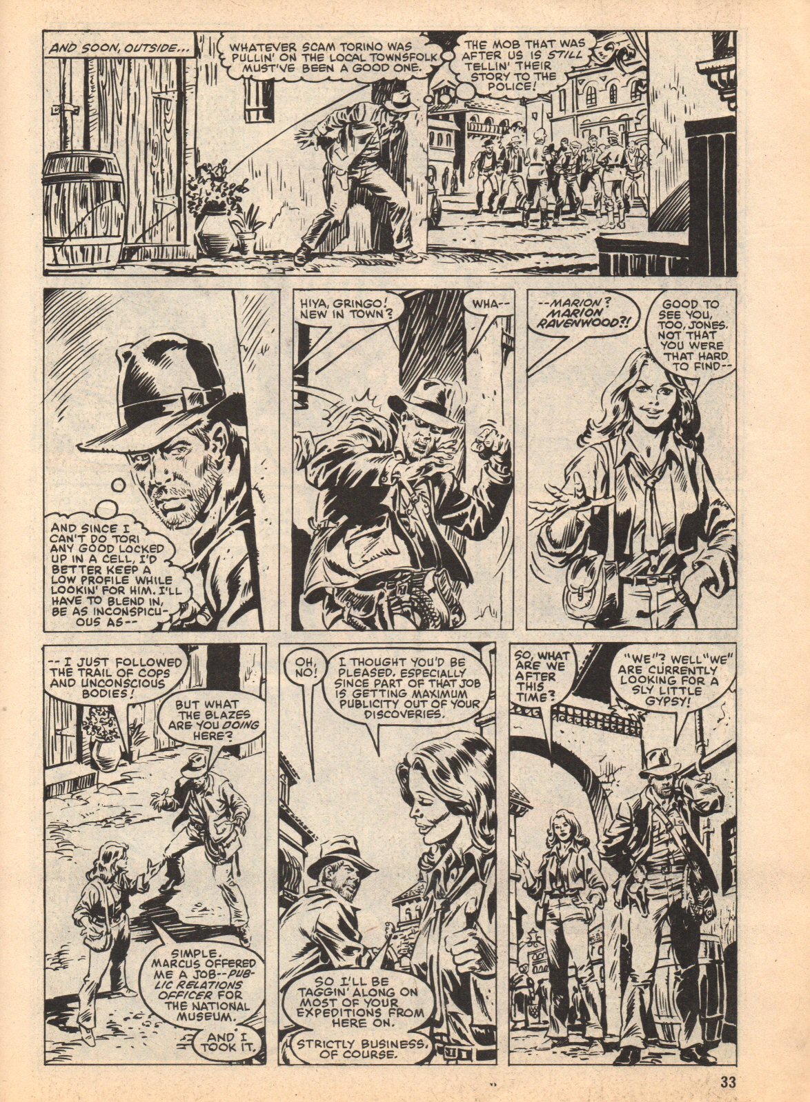 Read online Indiana Jones comic -  Issue #9 - 33