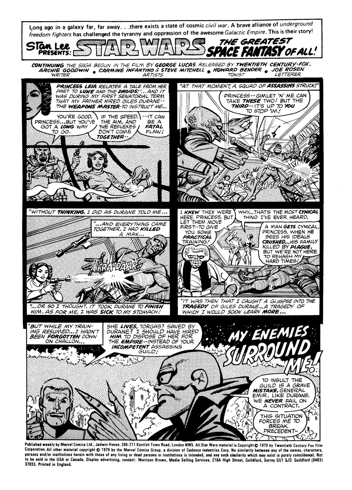 Read online Star Wars Weekly comic -  Issue #106 - 2