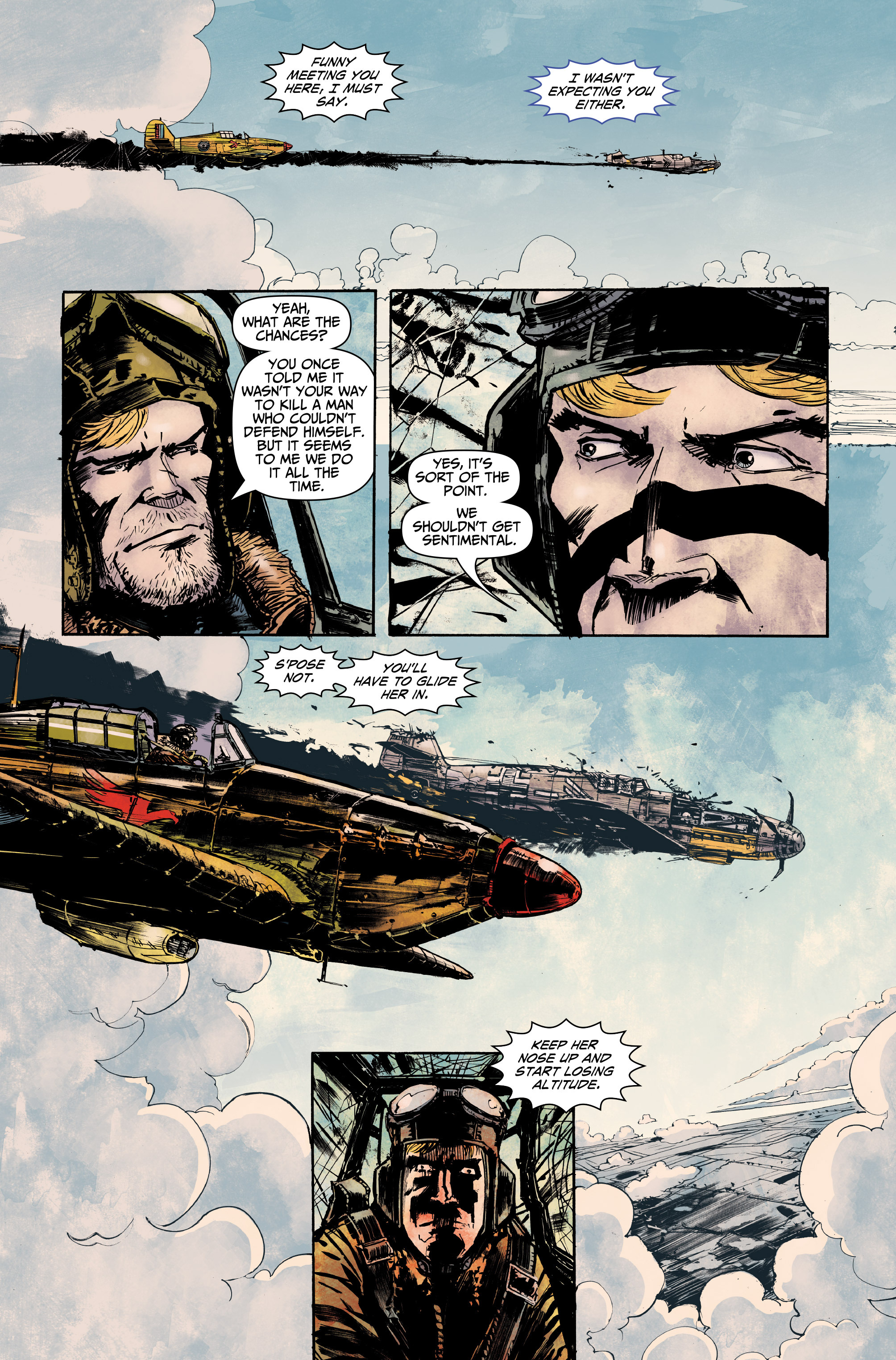 Read online Johnny Red comic -  Issue #5 - 6