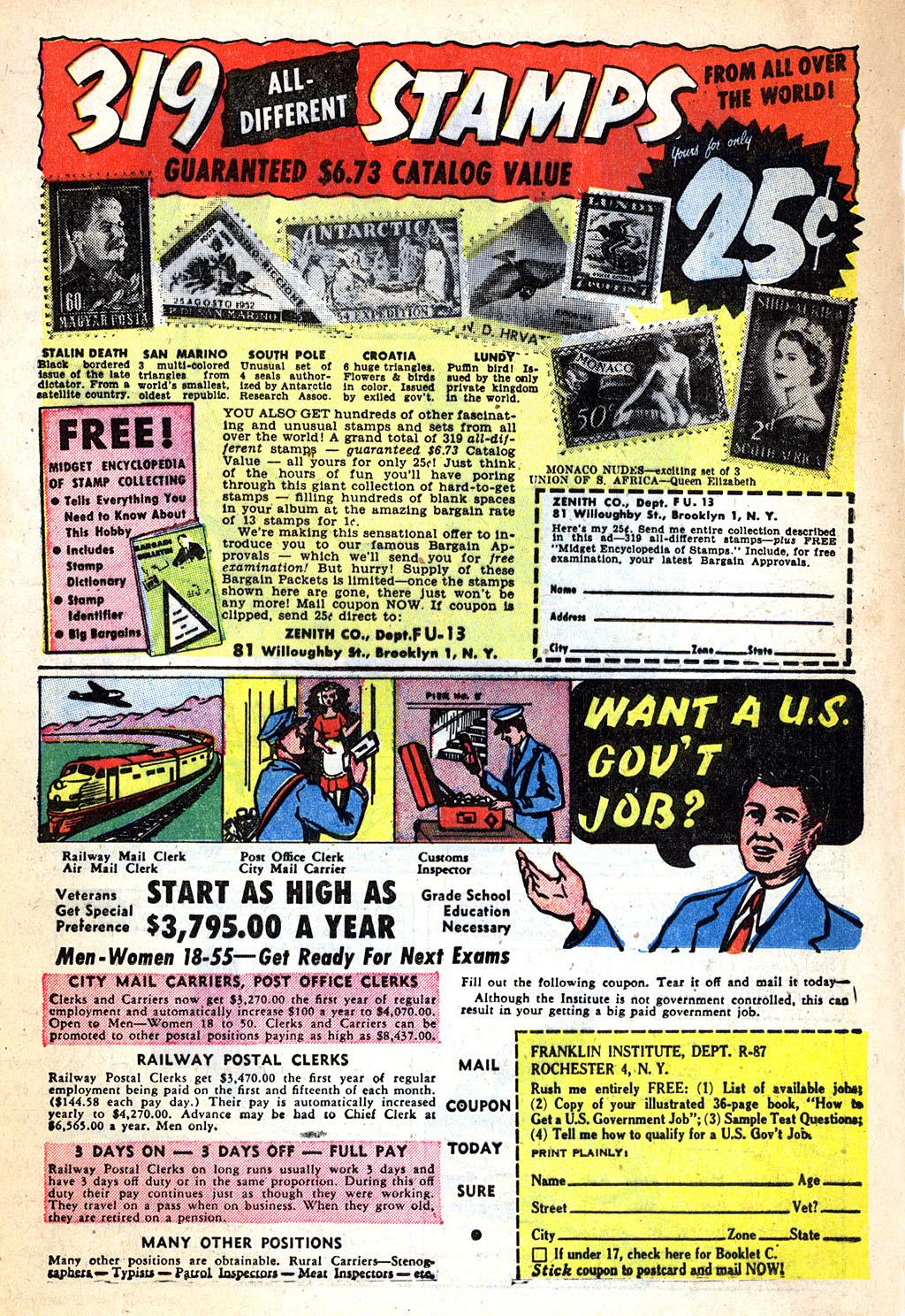 Read online Western Thrillers (1954) comic -  Issue #1 - 17