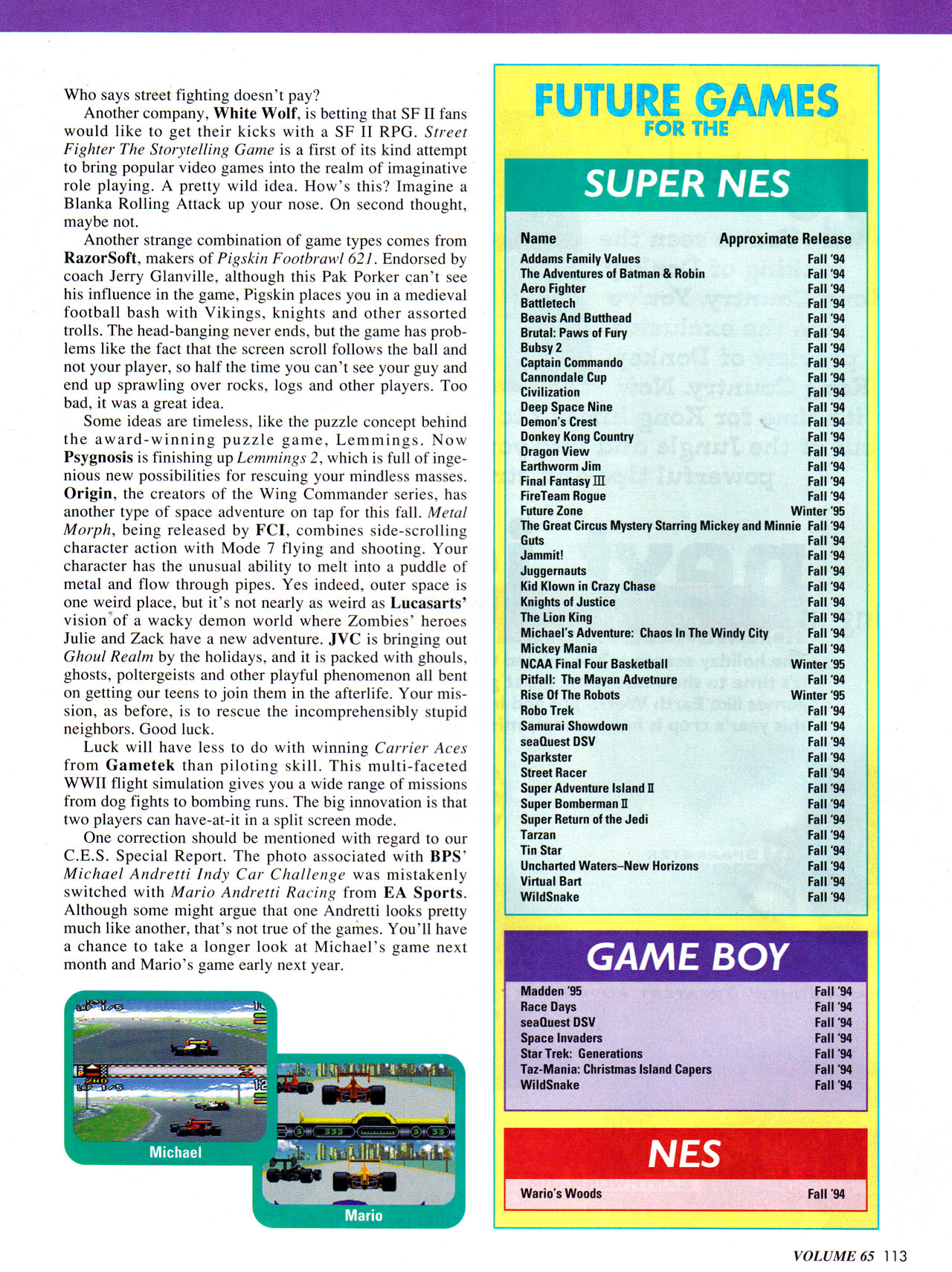 Read online Nintendo Power comic -  Issue #65 - 122
